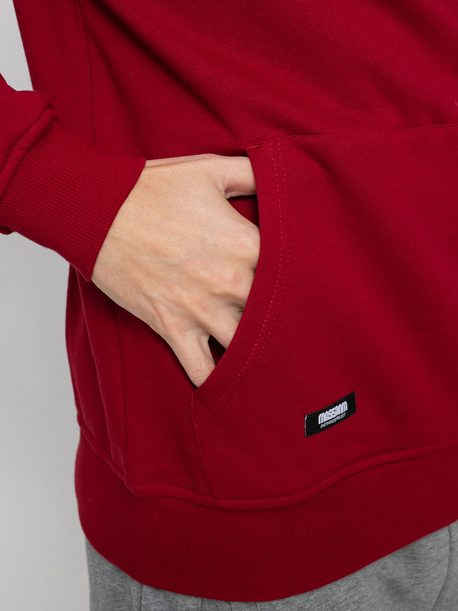 Bluza z kapturem MassDnm Rookie HD (claret)