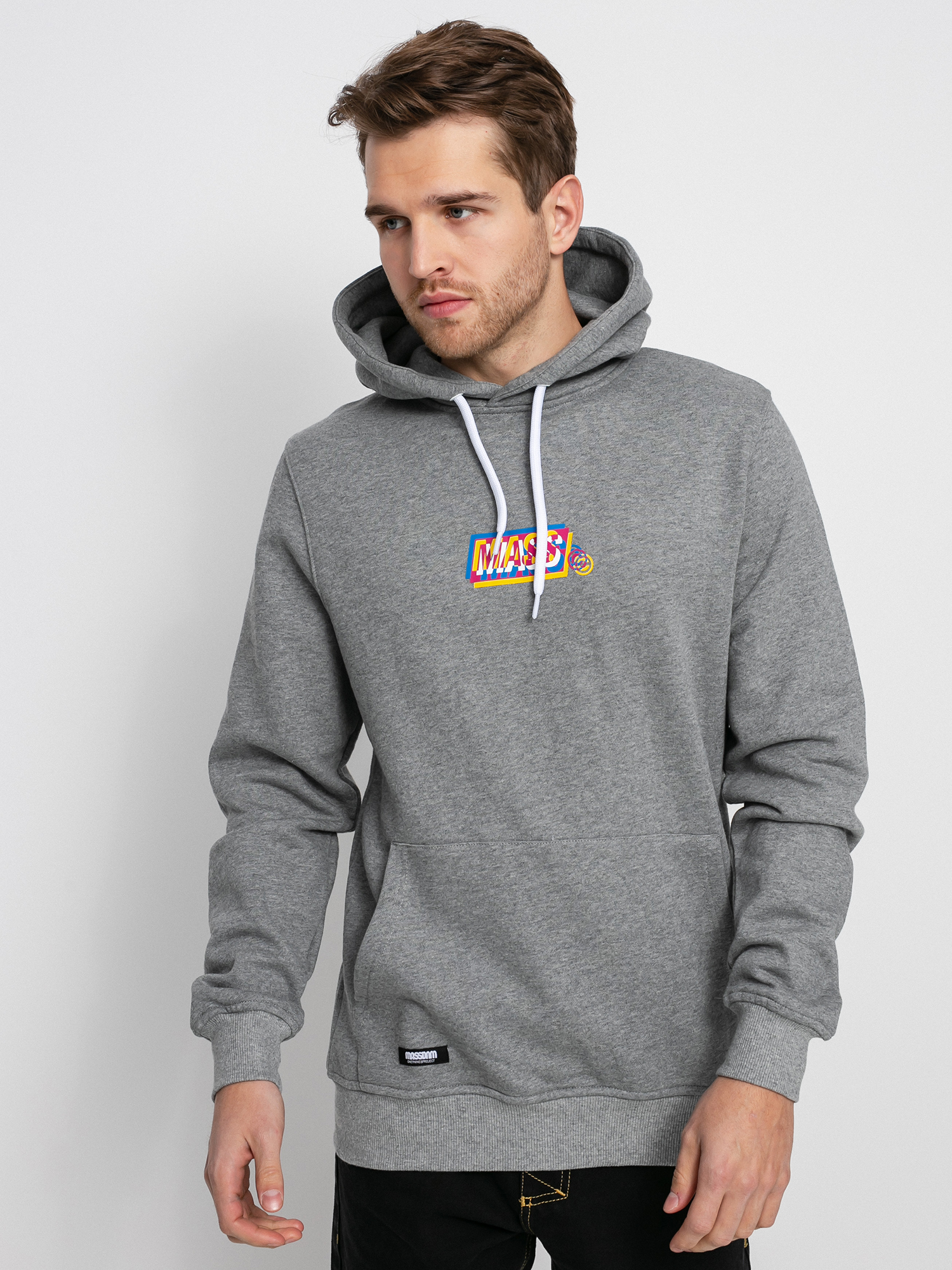 Bluza z kapturem MassDnm Vision HD (light heather grey)