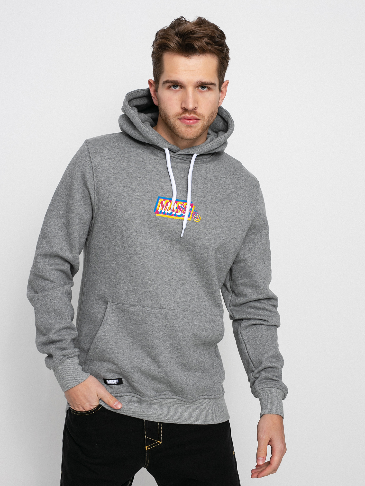 Bluza z kapturem MassDnm Vision HD (light heather grey)