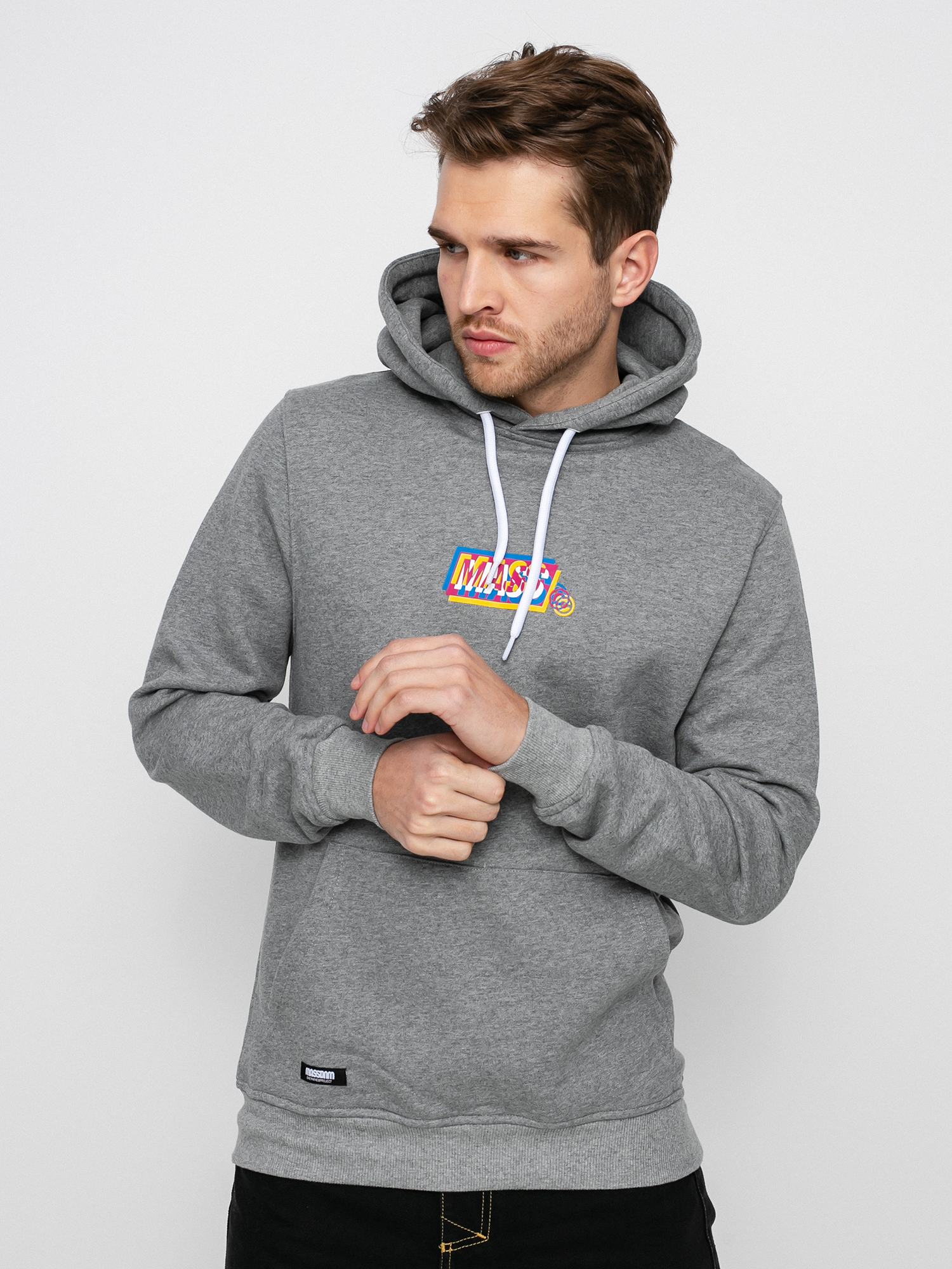 Bluza z kapturem MassDnm Vision HD (light heather grey)