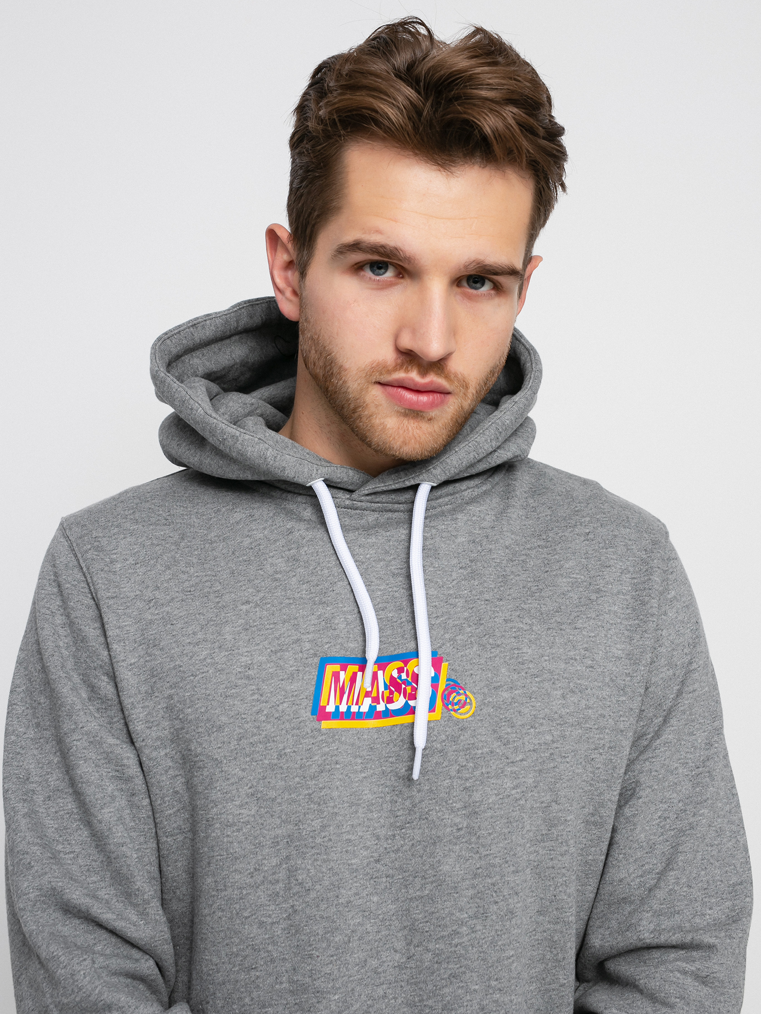 Bluza z kapturem MassDnm Vision HD (light heather grey)