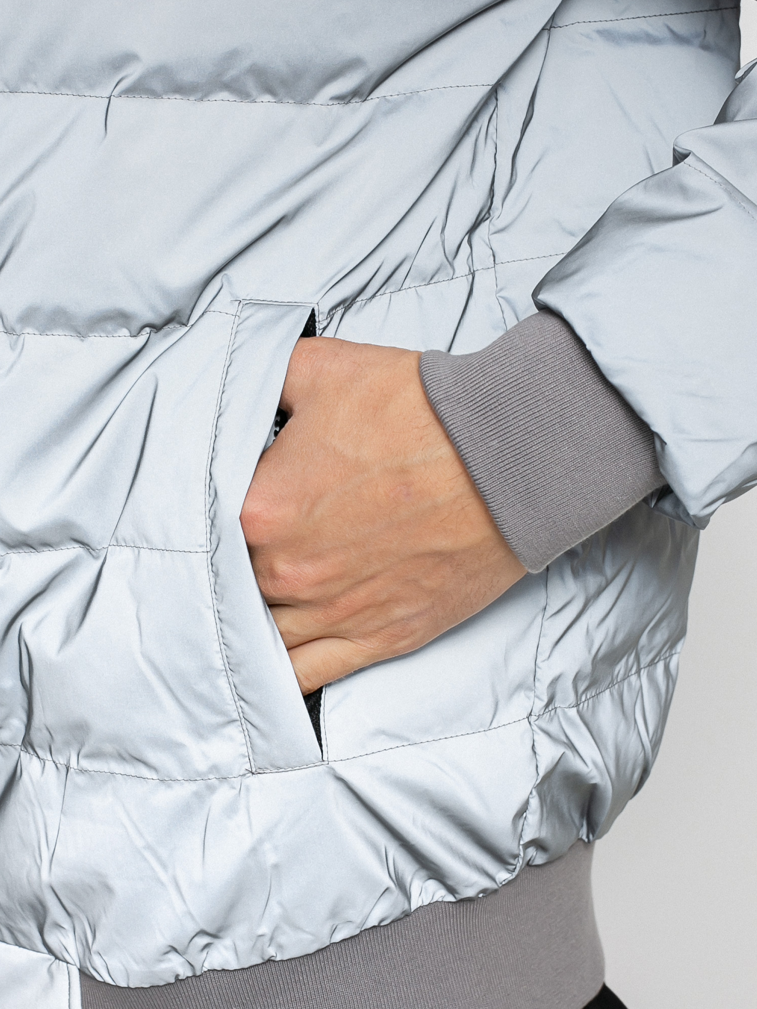 Kurtka MassDnm Mini Box (silver reflective)