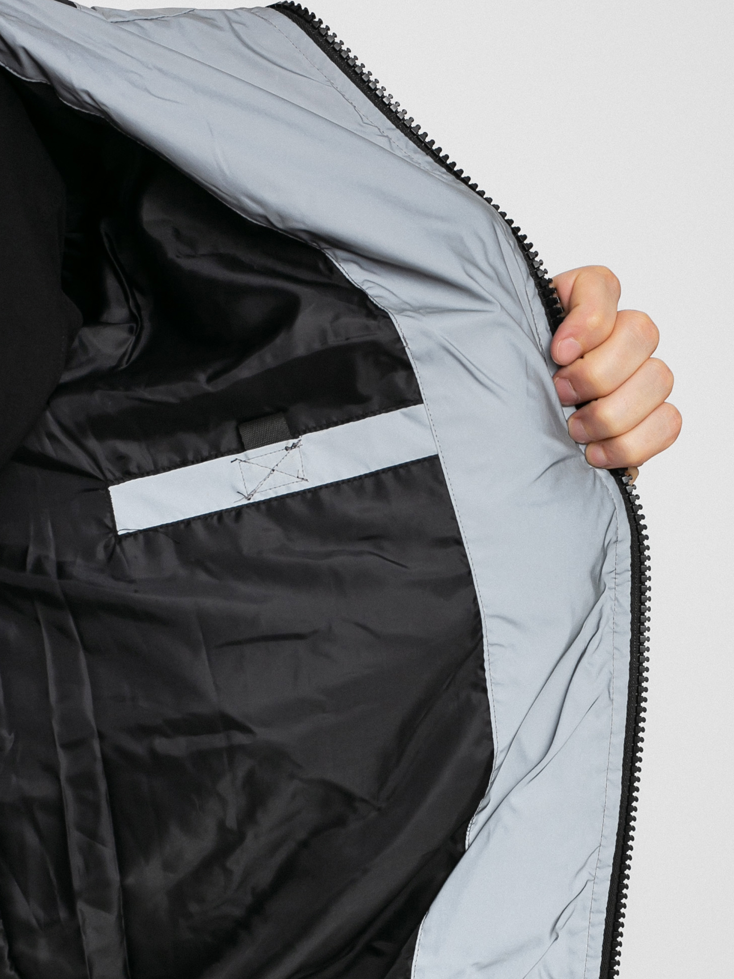 Kurtka MassDnm Mini Box (silver reflective)