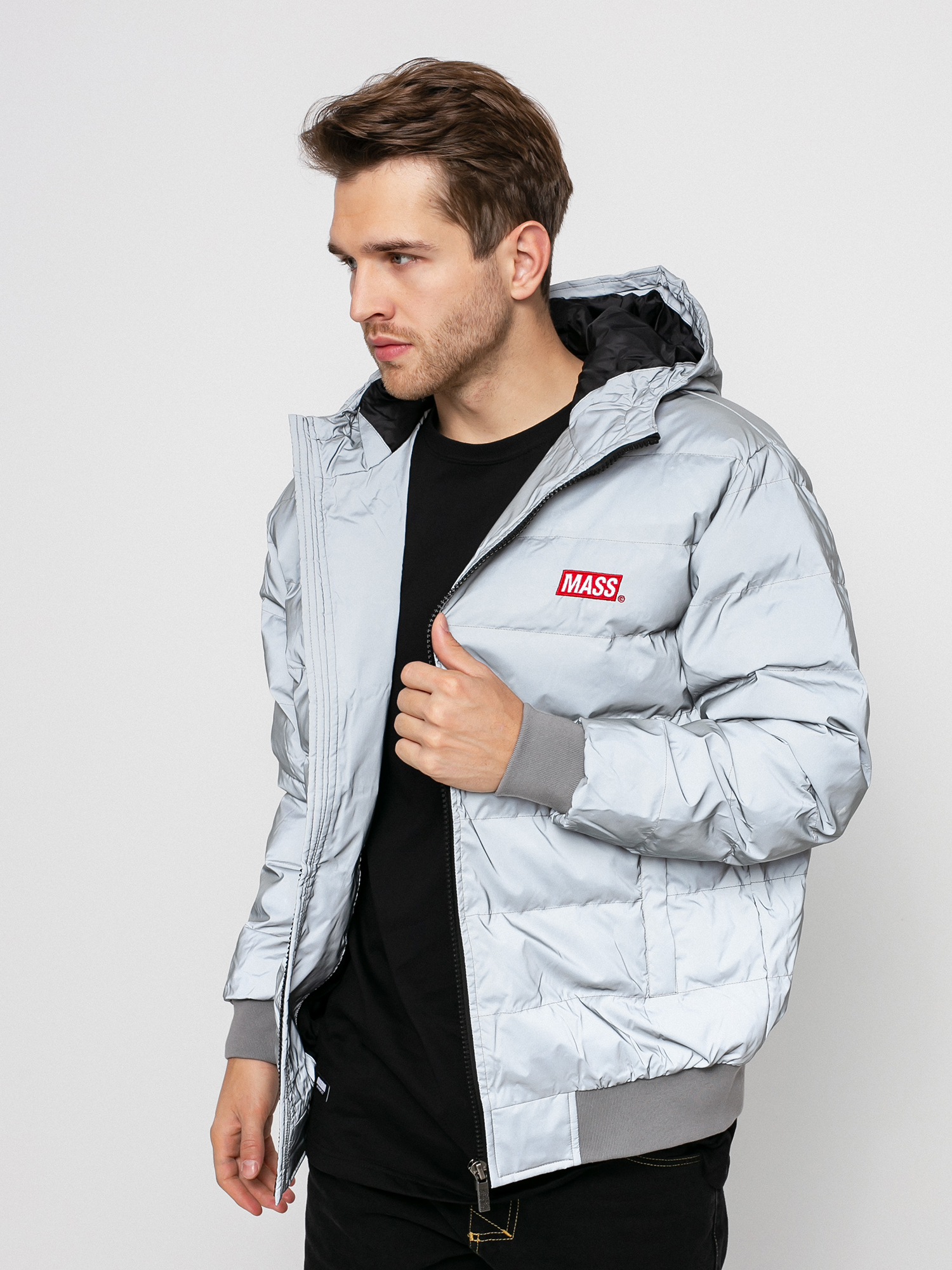 Kurtka MassDnm Mini Box (silver reflective)
