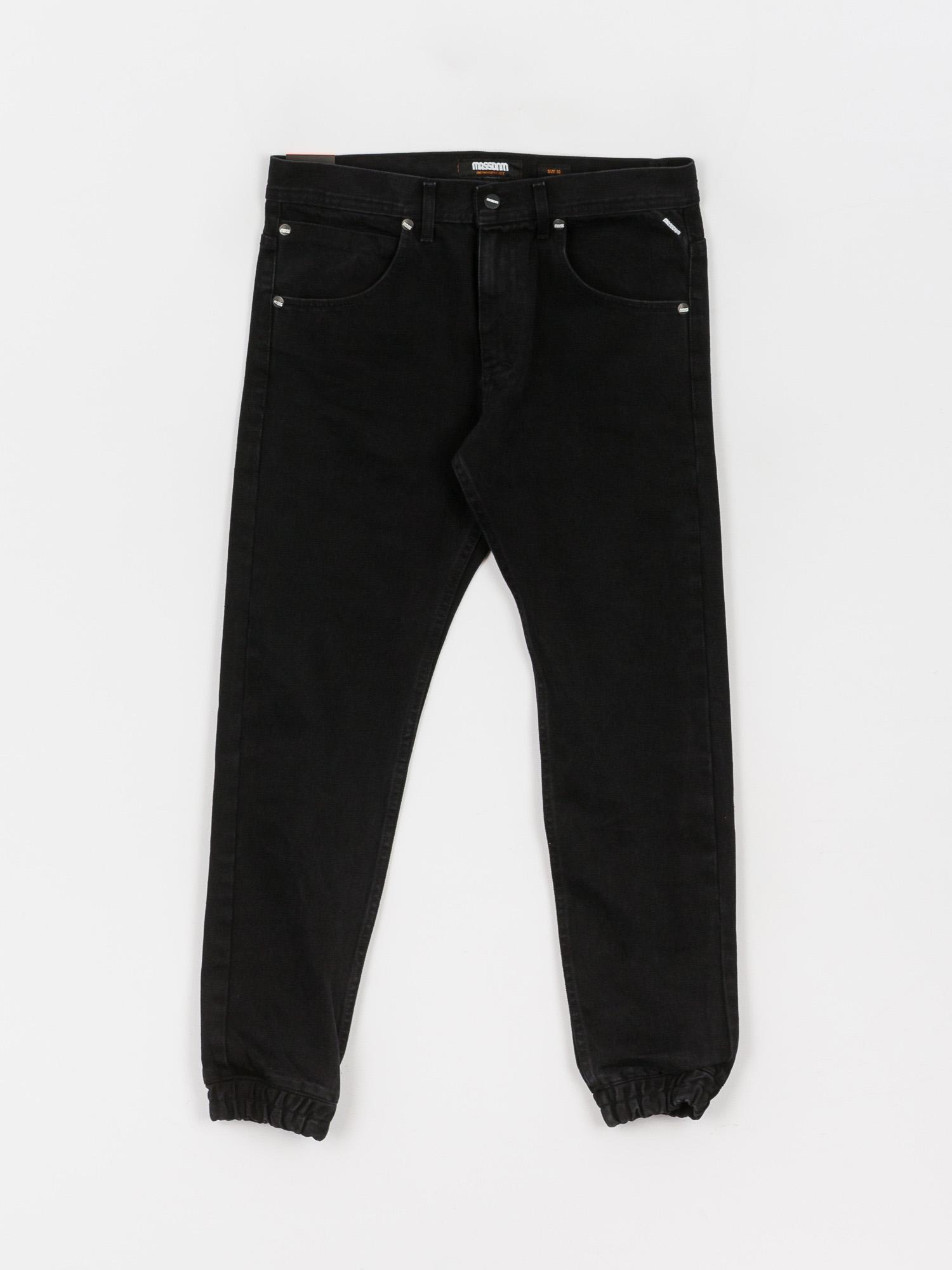 Spodnie MassDnm Base Jogger Jeans Sneaker Fit (black rinse)