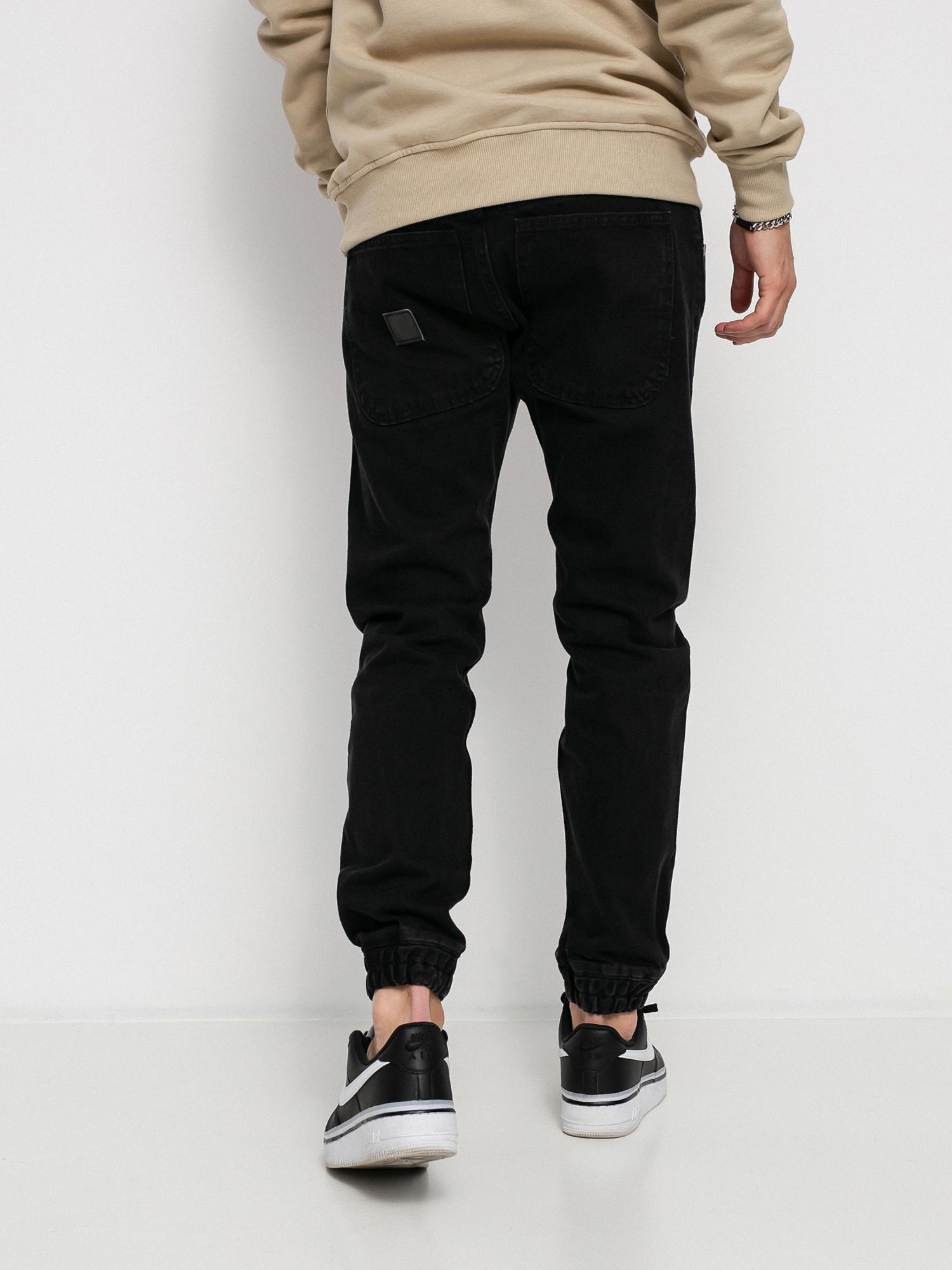 Spodnie MassDnm Base Jogger Jeans Sneaker Fit (black rinse)
