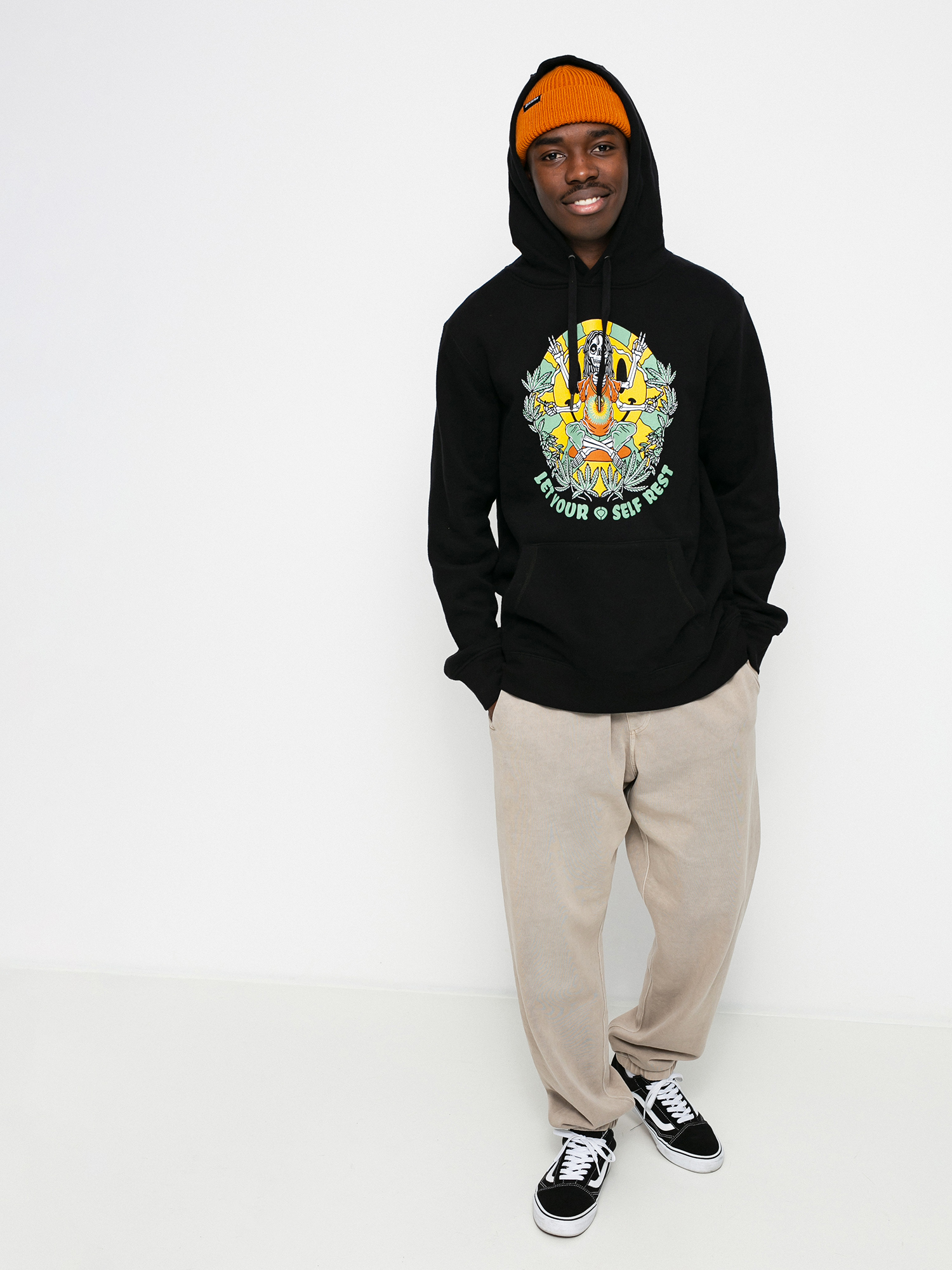 Bluza z kapturem Circa Let Yourself Rest HD (black)