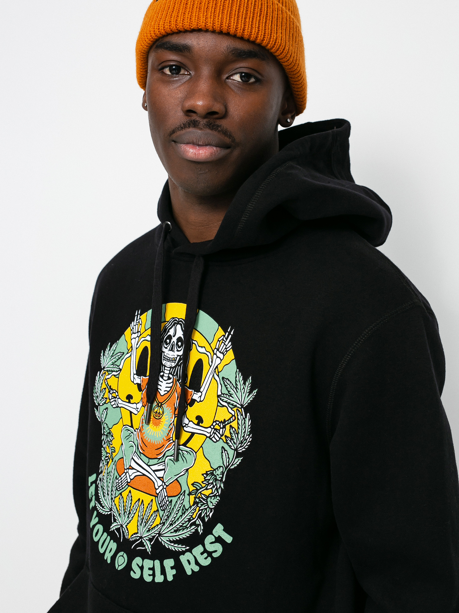 Bluza z kapturem Circa Let Yourself Rest HD (black)
