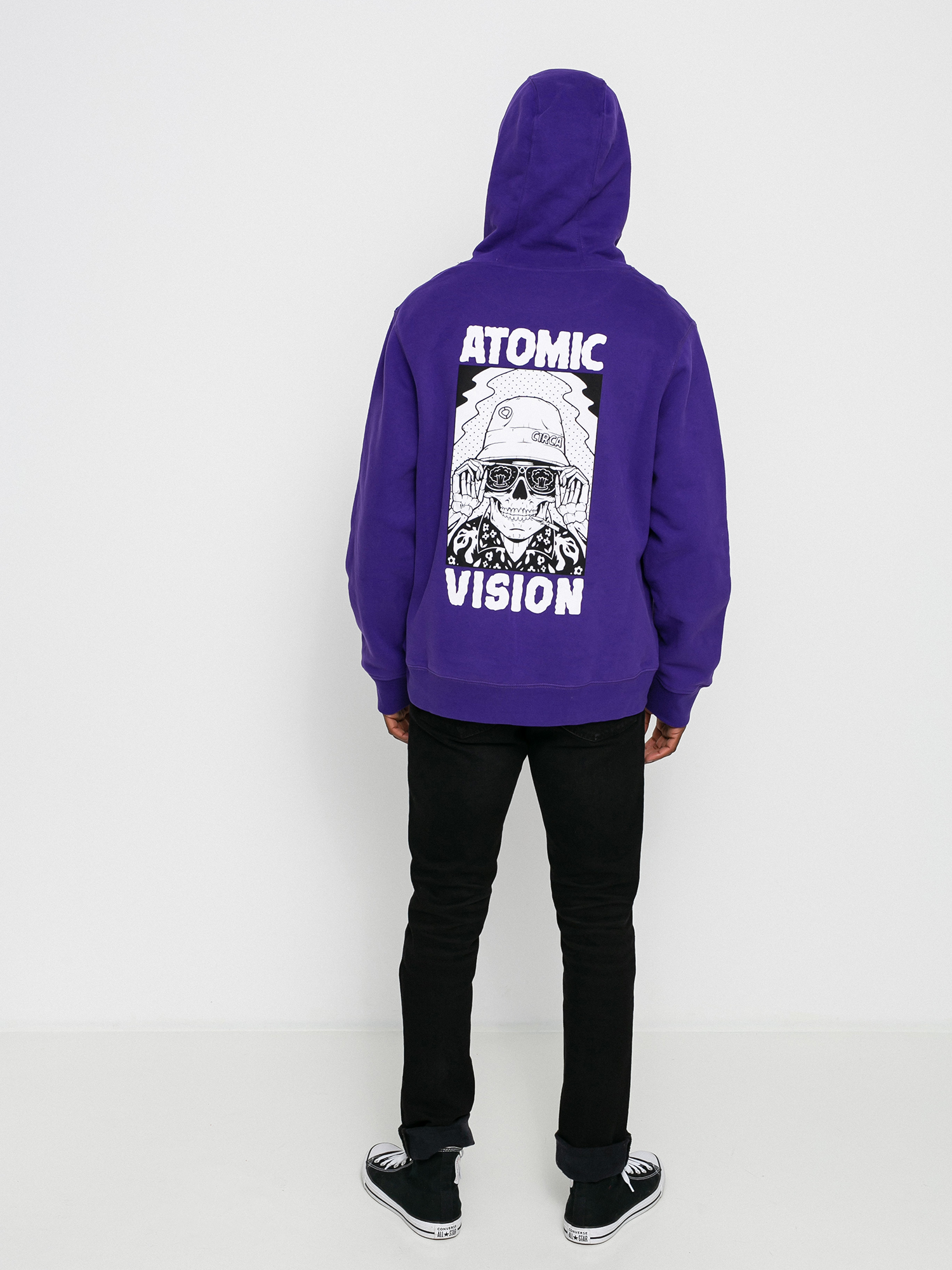 Bluza z kapturem Circa Atomic Vision HD (purple)