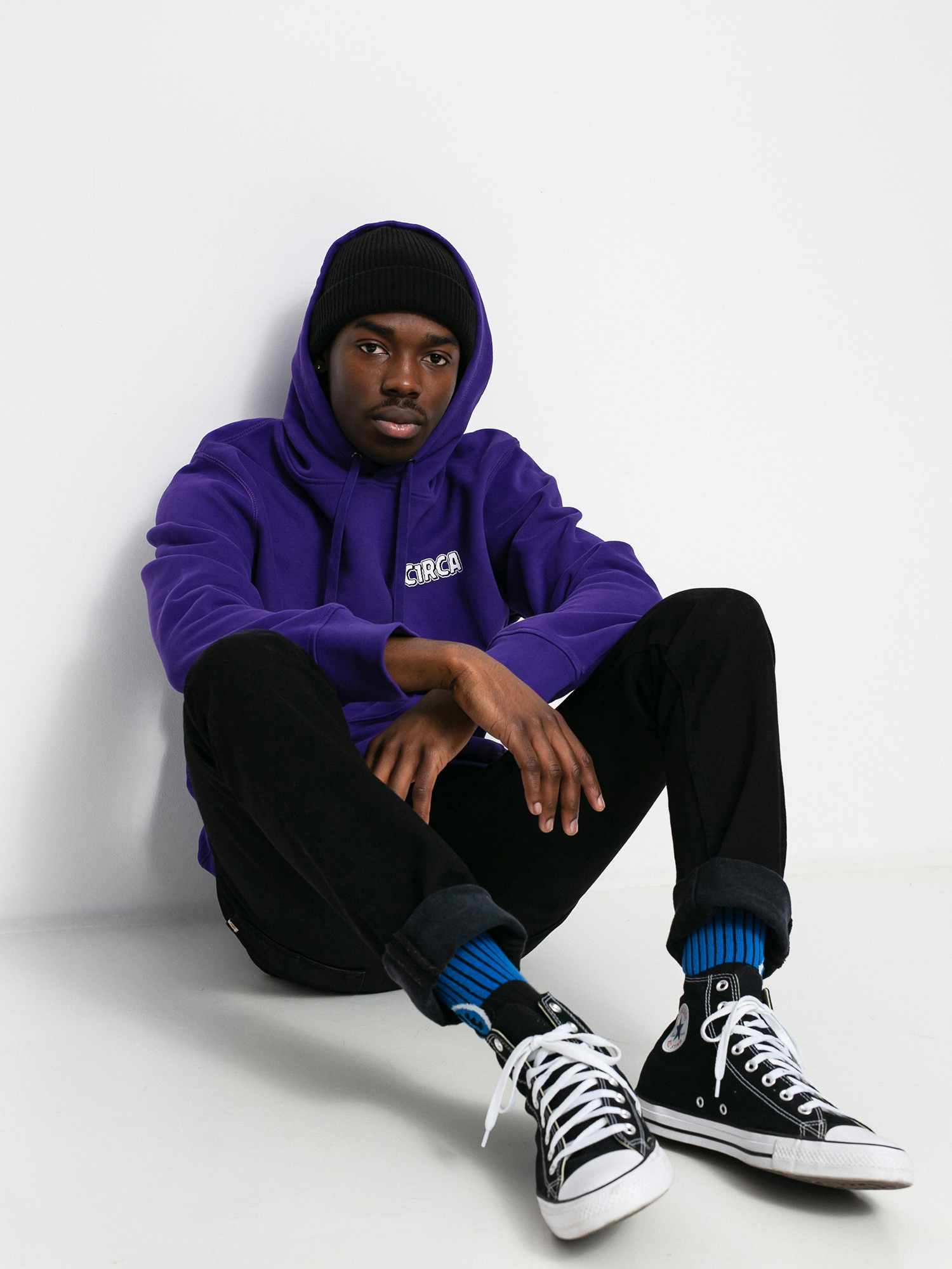 Bluza z kapturem Circa Atomic Vision HD (purple)