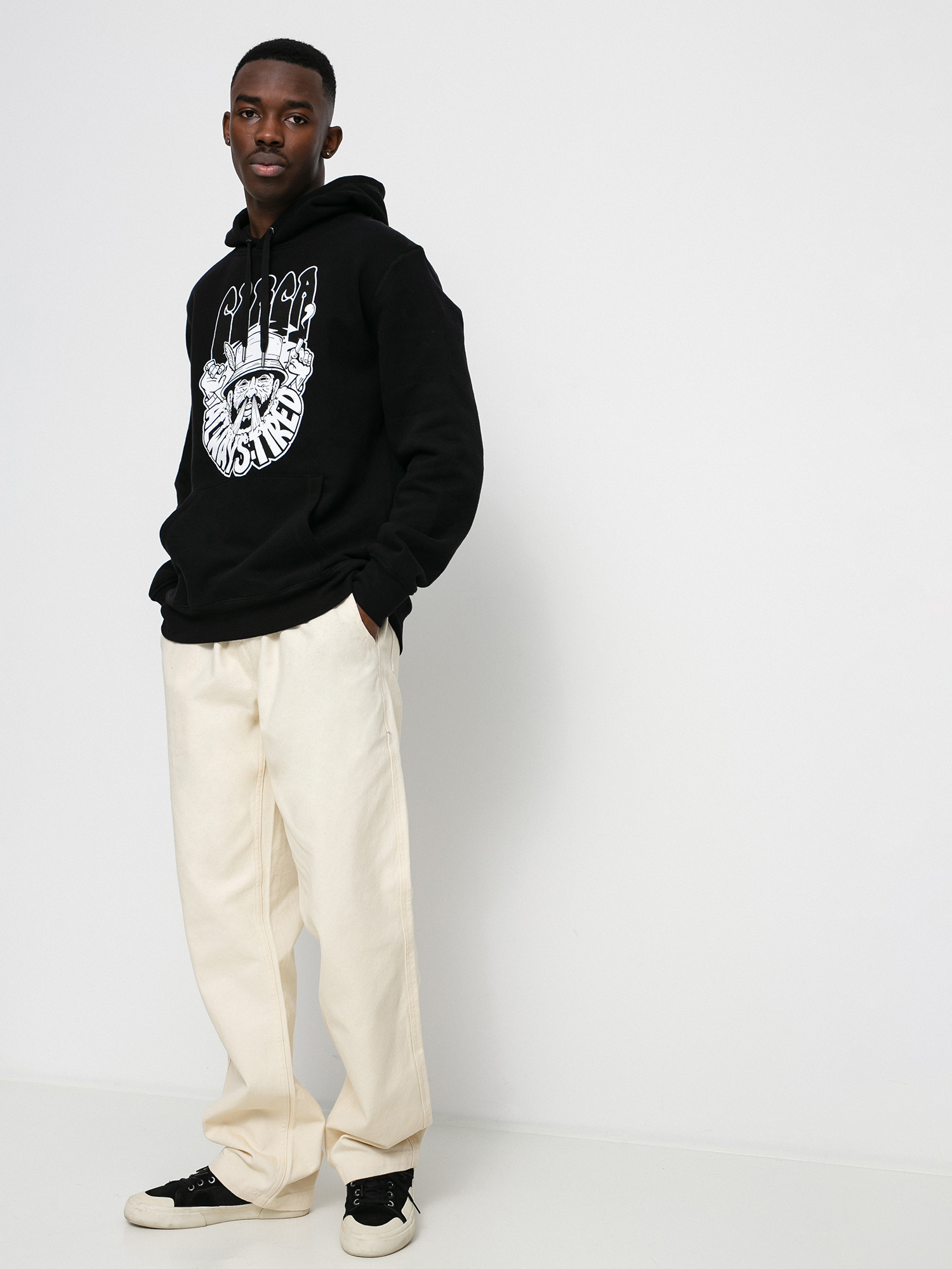 Bluza z kapturem Circa Always Tired HD (black)