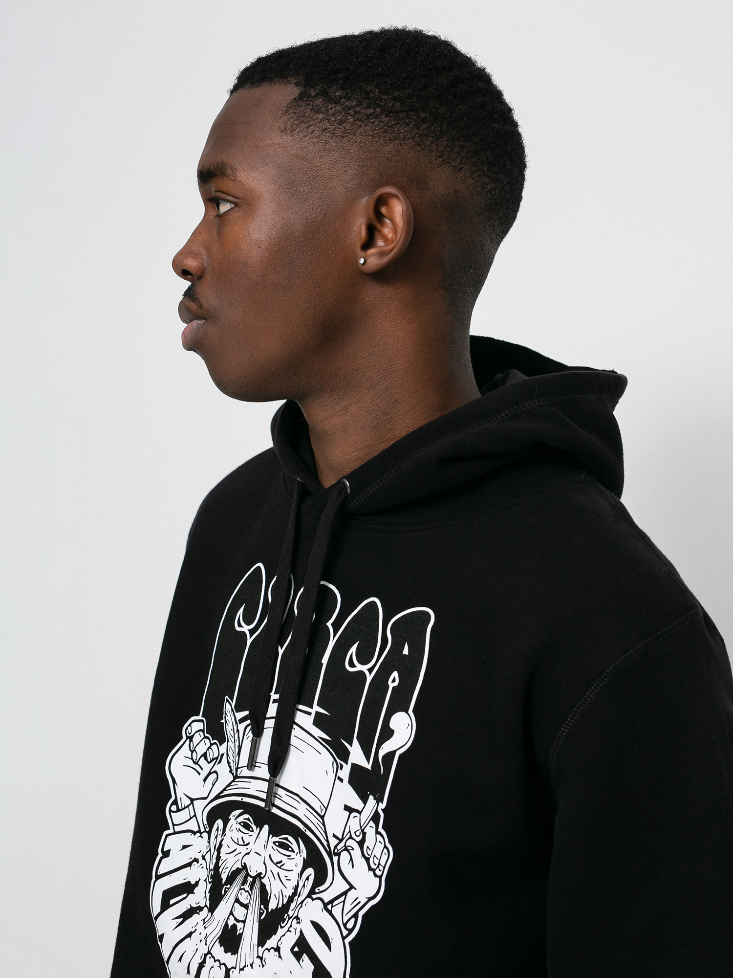 Bluza z kapturem Circa Always Tired HD (black)