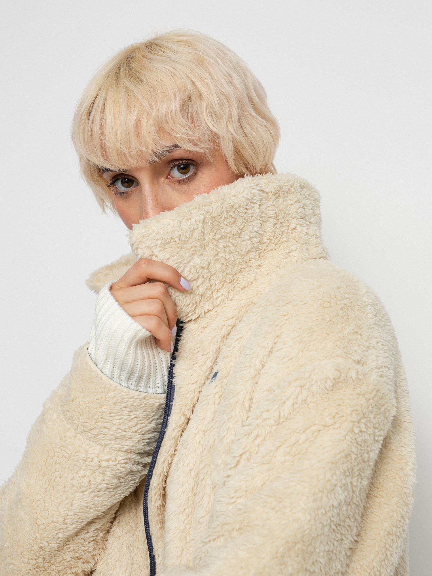 Kurtka Burton Lynx Full Zip Reversible Wmn (creme brulee/folkstone gray)