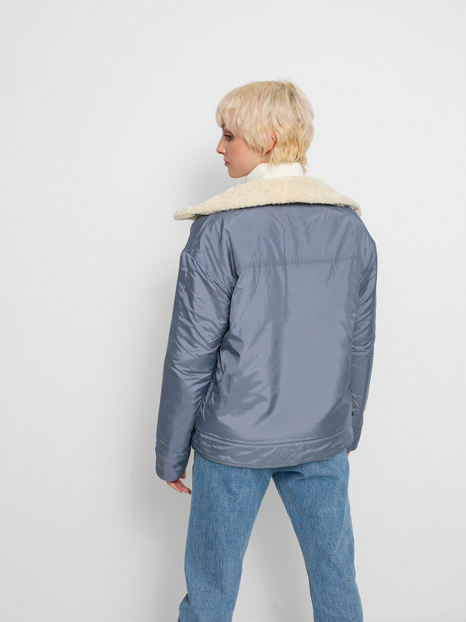 Kurtka Burton Lynx Full Zip Reversible Wmn (creme brulee/folkstone gray)