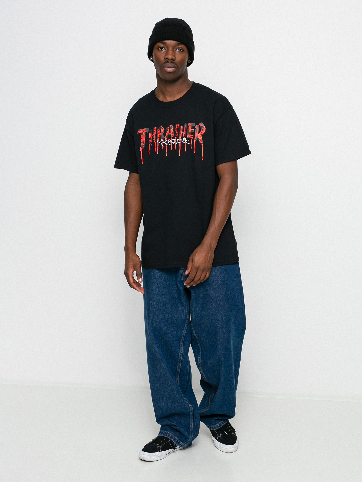 T-shirt Thrasher Blood Drip (black)