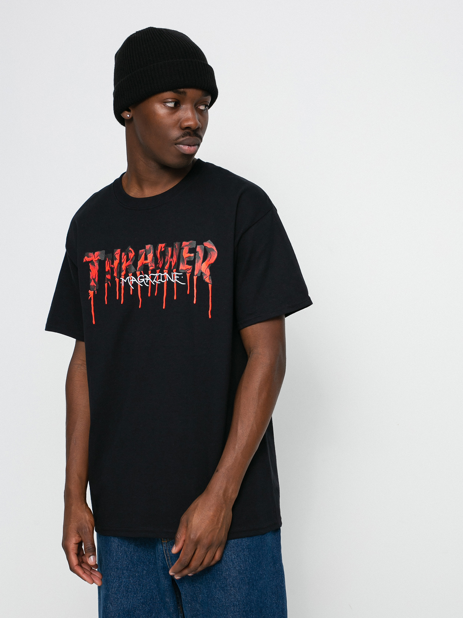 T-shirt Thrasher Blood Drip (black)