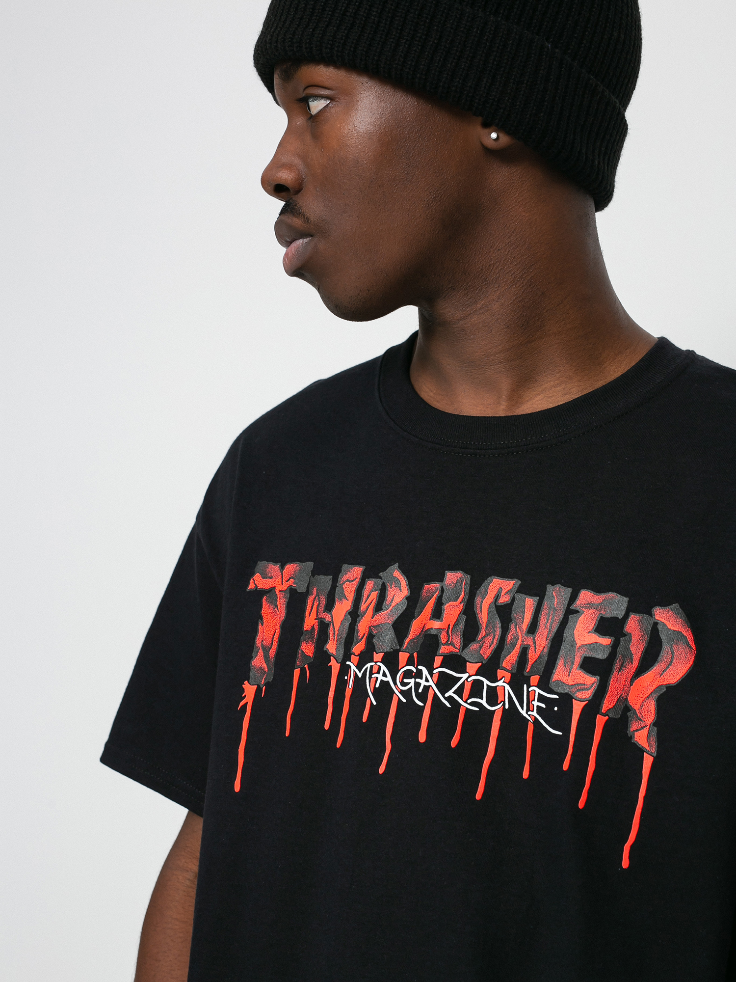 T-shirt Thrasher Blood Drip (black)