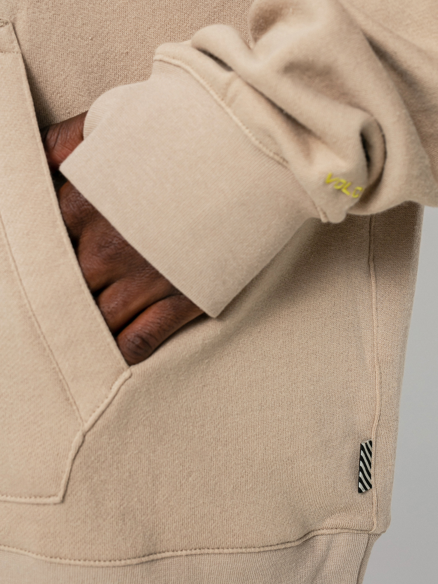 Bluza z kapturem Volcom Di HD (khaki)