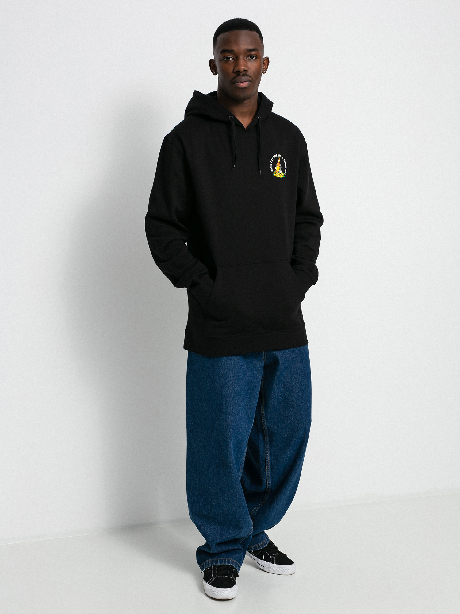 Bluza z kapturem Vans Happy Trails HD (black)