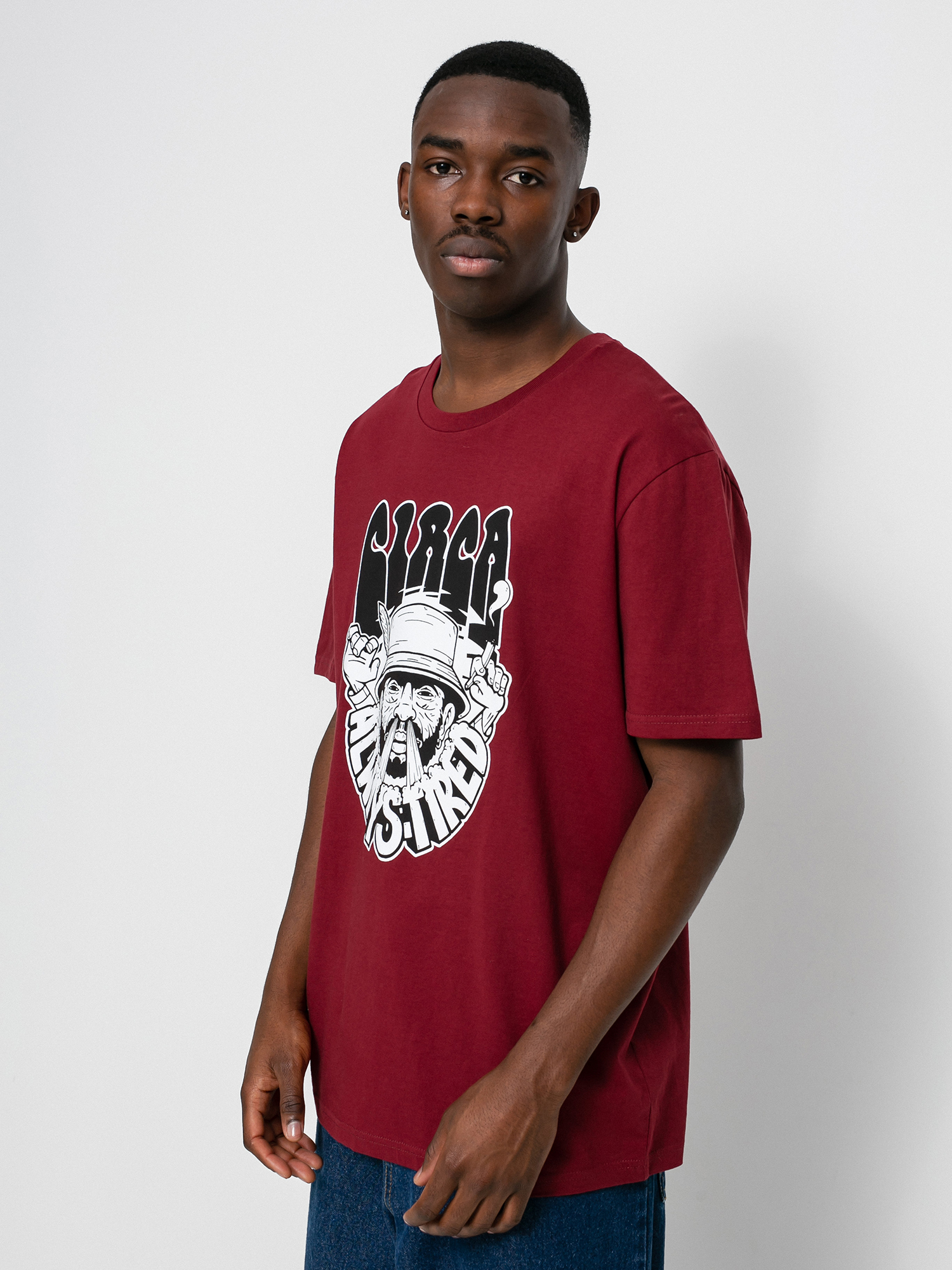 T-shirt Circa Always Tired (maroon)