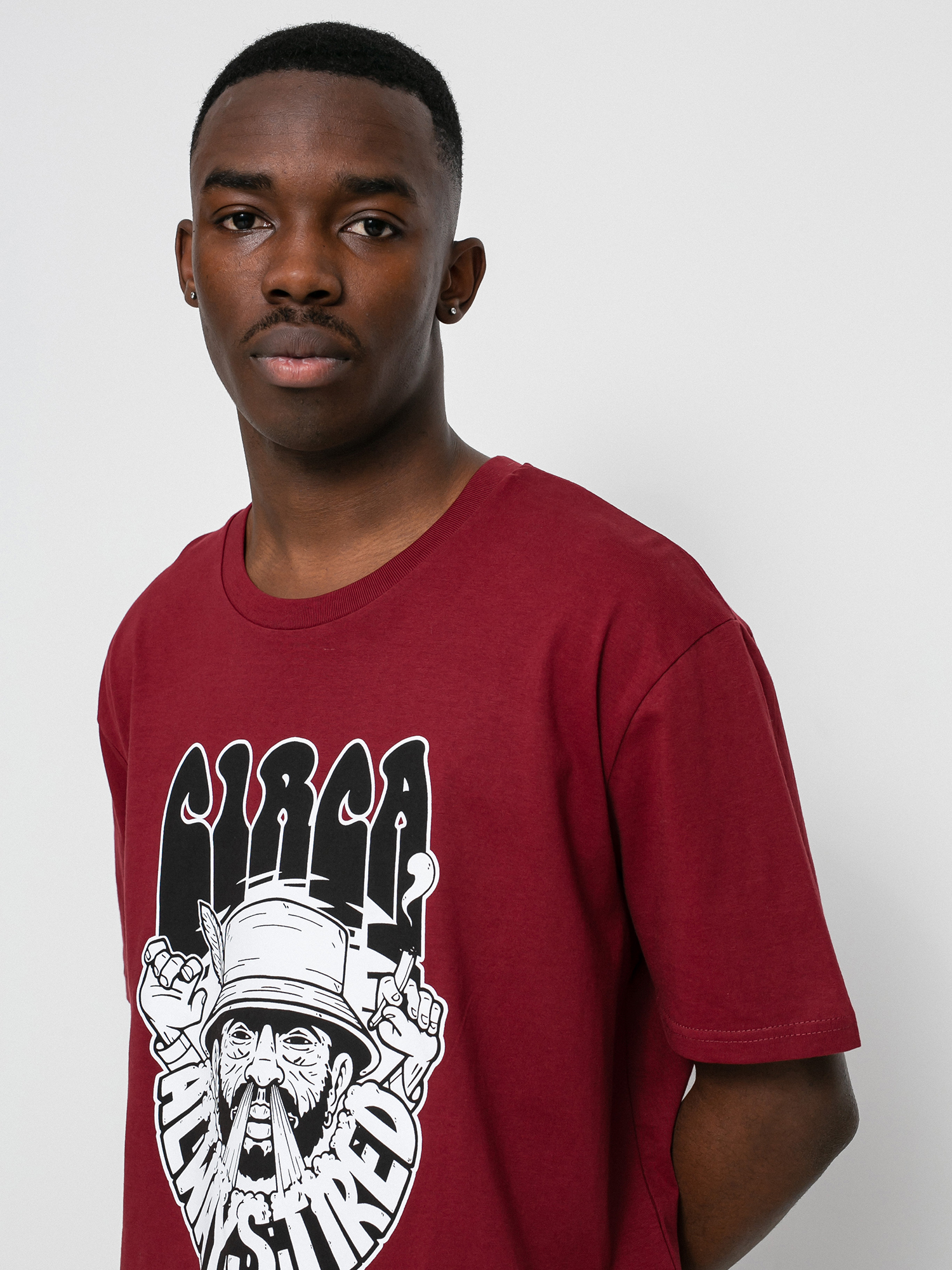 T-shirt Circa Always Tired (maroon)