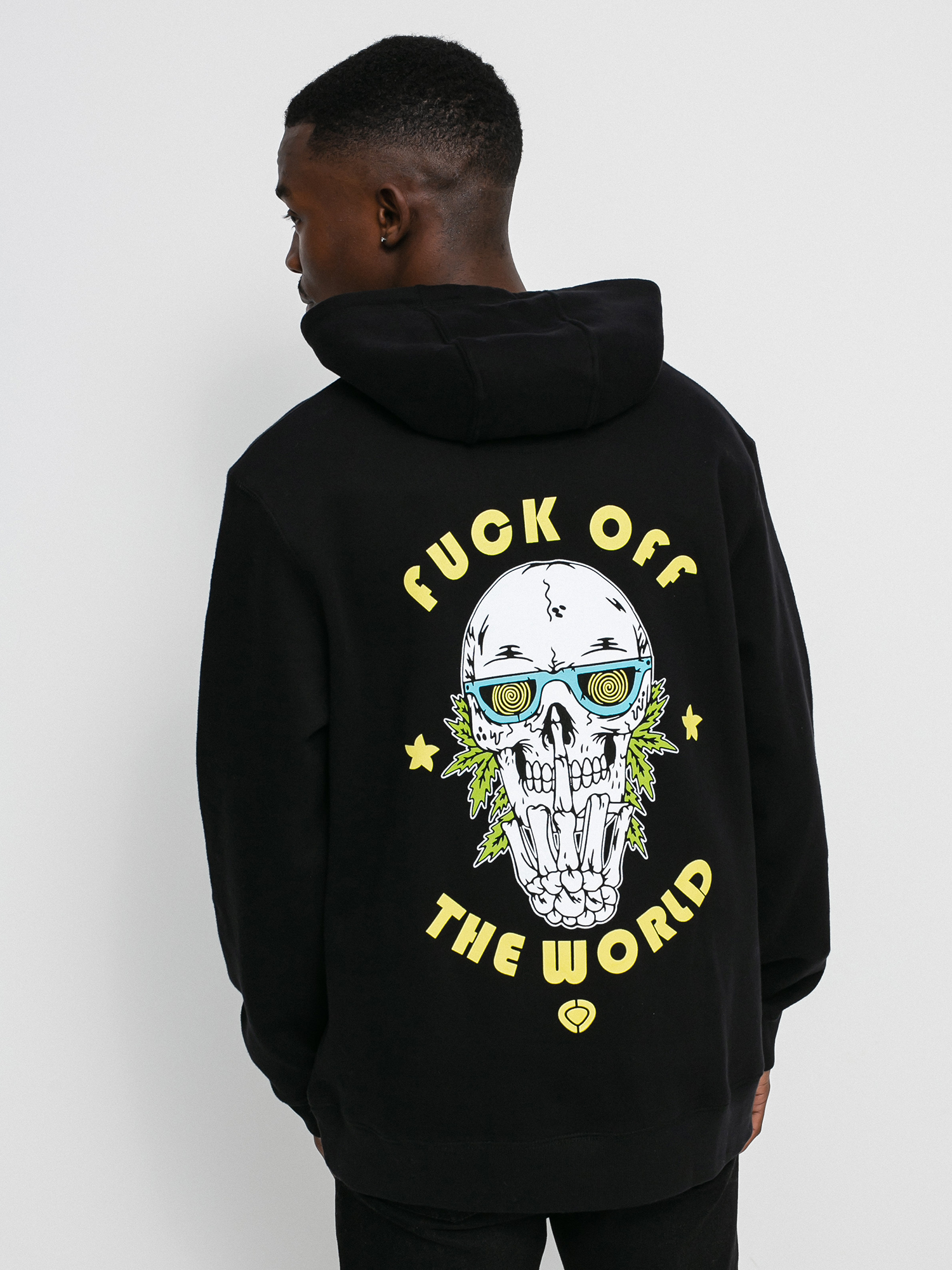 Bluza z kapturem Circa Fuck Off HD (black)
