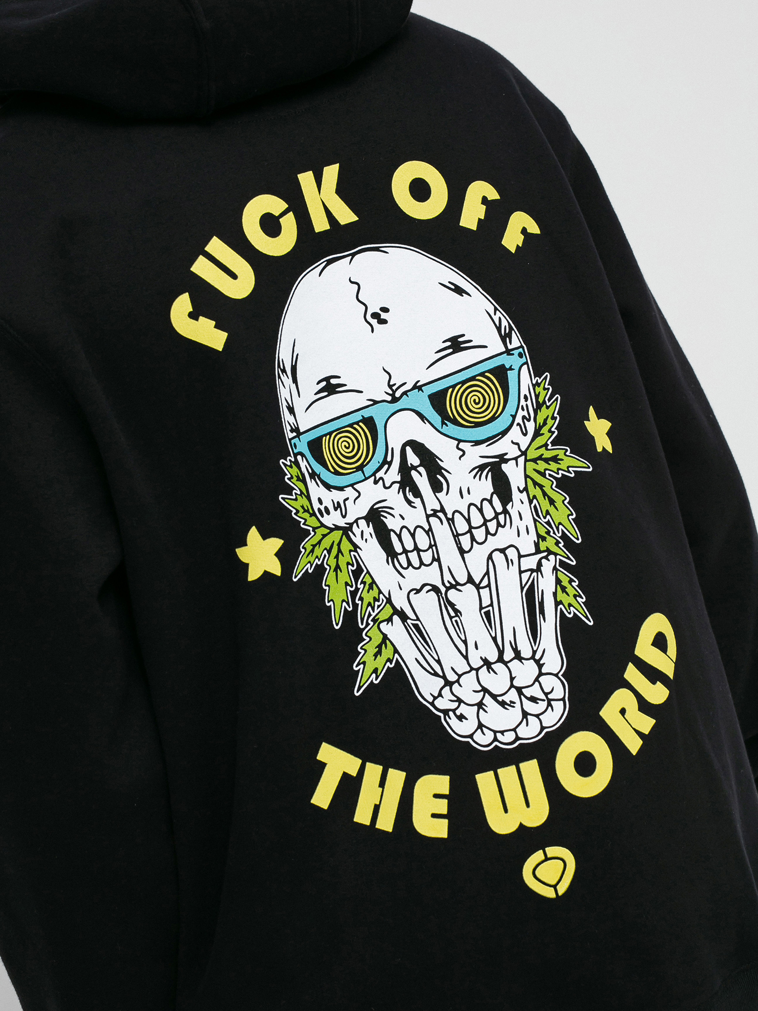 Bluza z kapturem Circa Fuck Off HD (black)