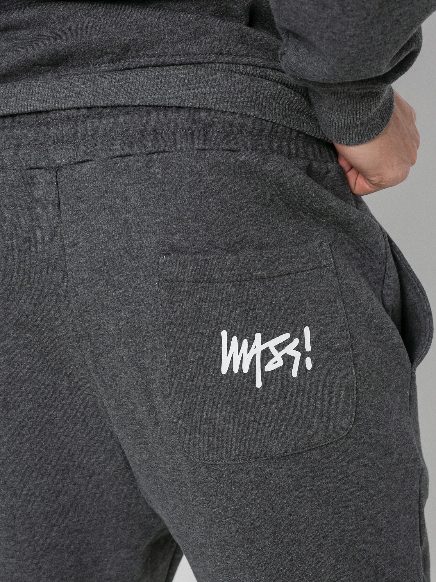 Spodnie MassDnm Signature Trap Fit (dark heather grey)