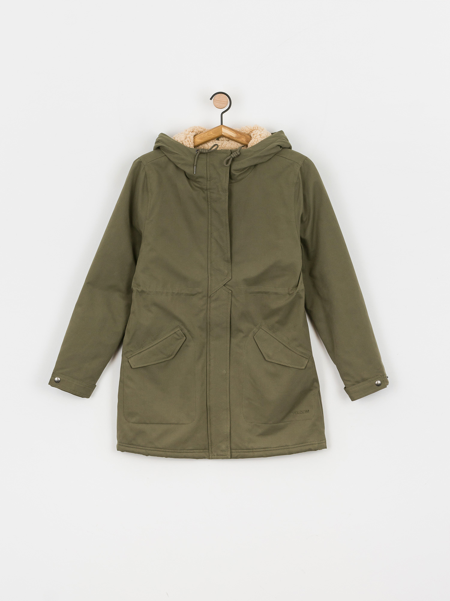 Kurtka Volcom Less Is More 5K Parka Wmn (army green combo)