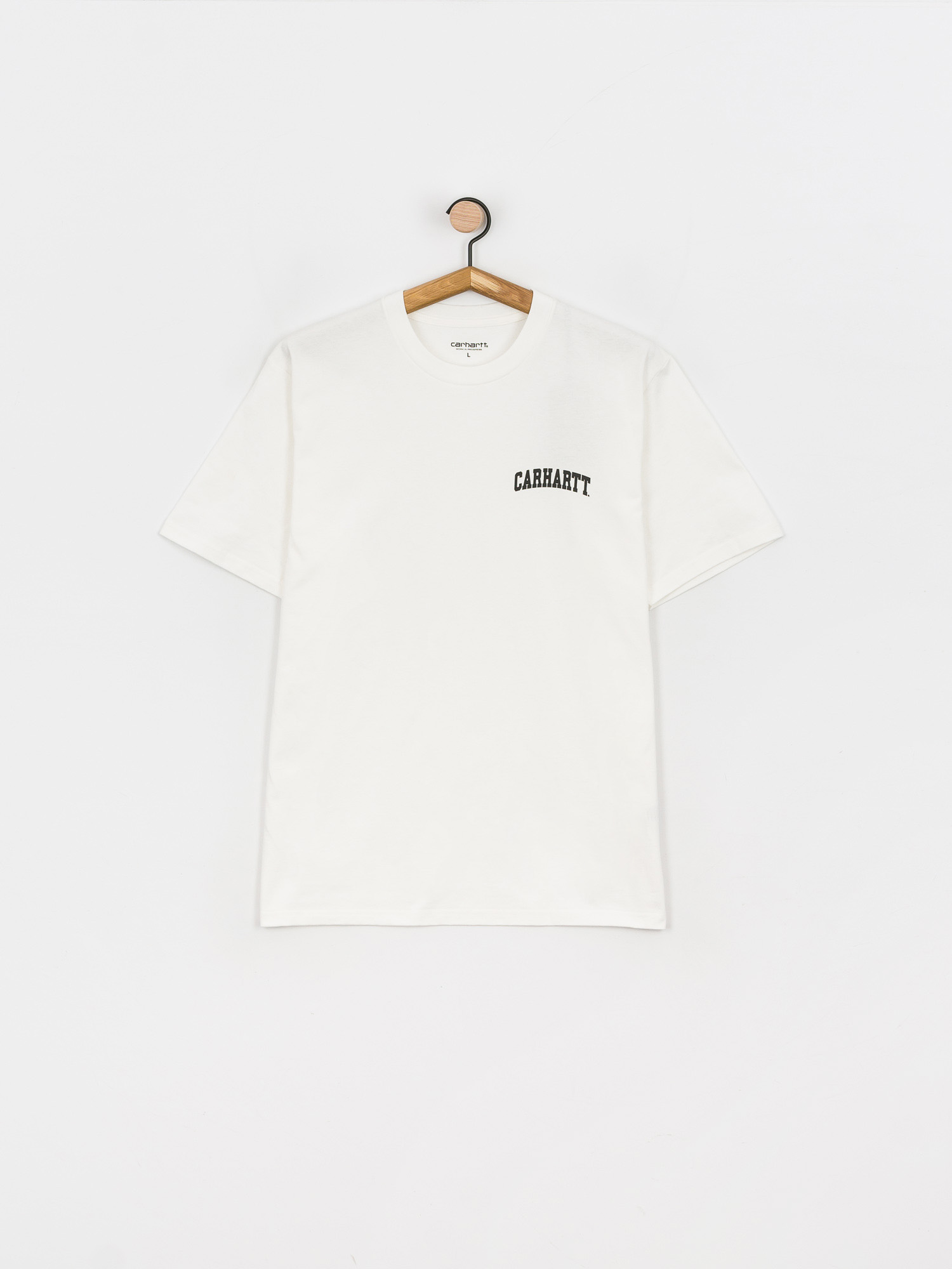 T-shirt Carhartt WIP University Script (white/black)