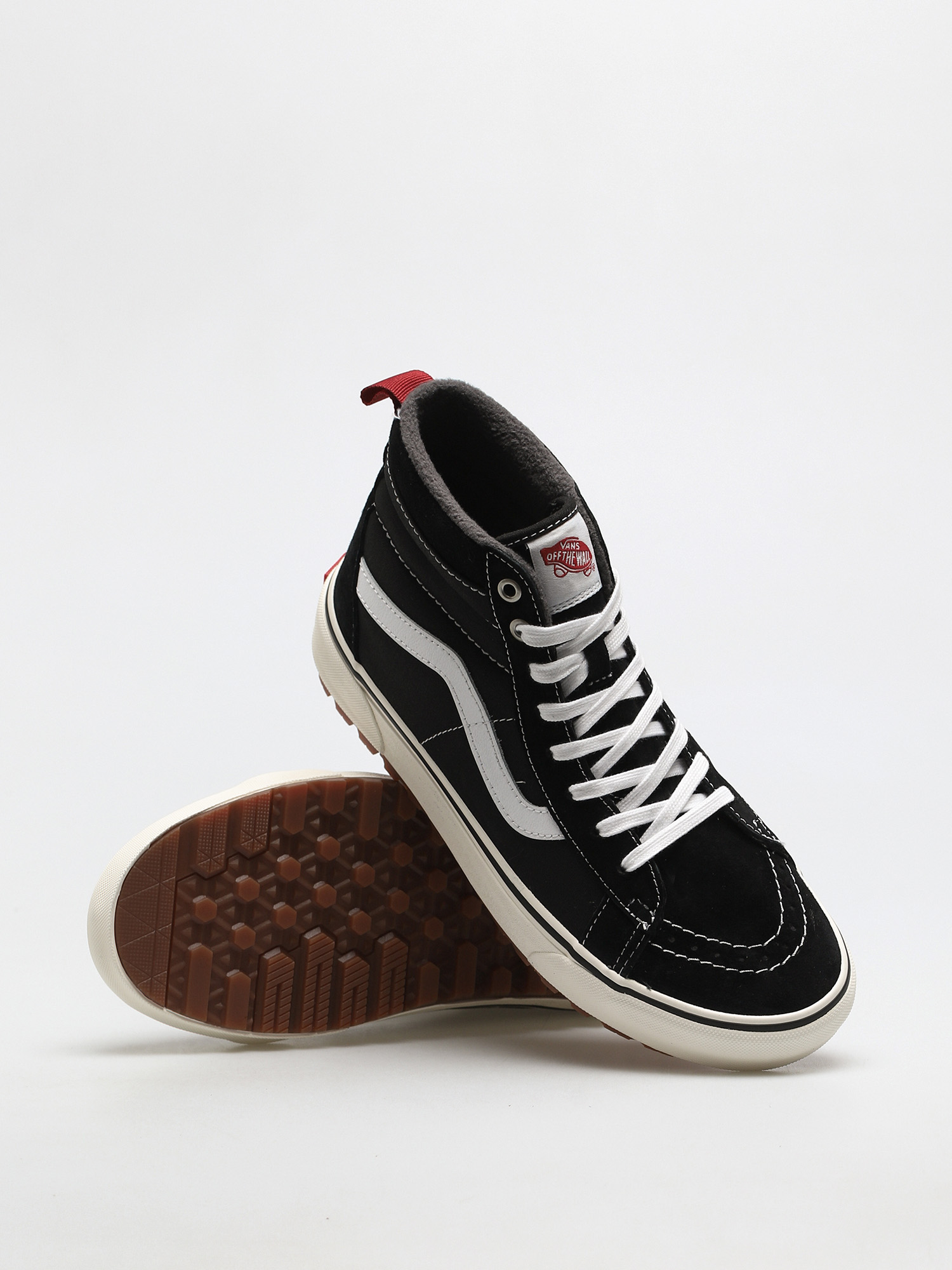 VANS★SK8-HI WATERPROOF★兼用★BLACK/TRUE WHITE Buty Vans Sk8 Hi Waterproof MTE - czarny (black/true white)