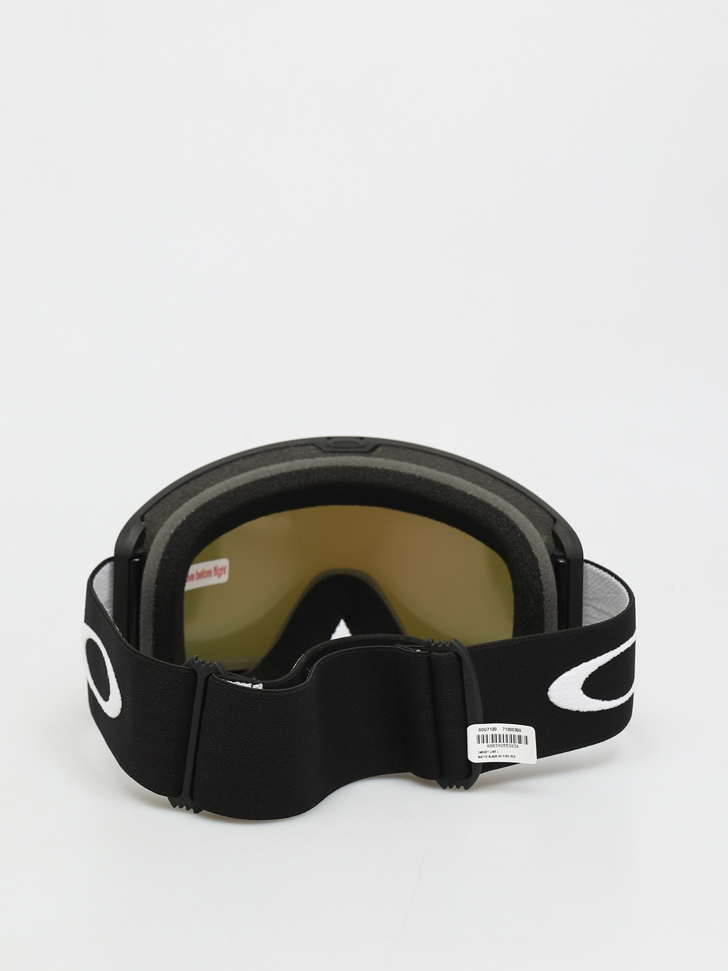 Gogle Oakley Target Line L (matte black/fire iridium)