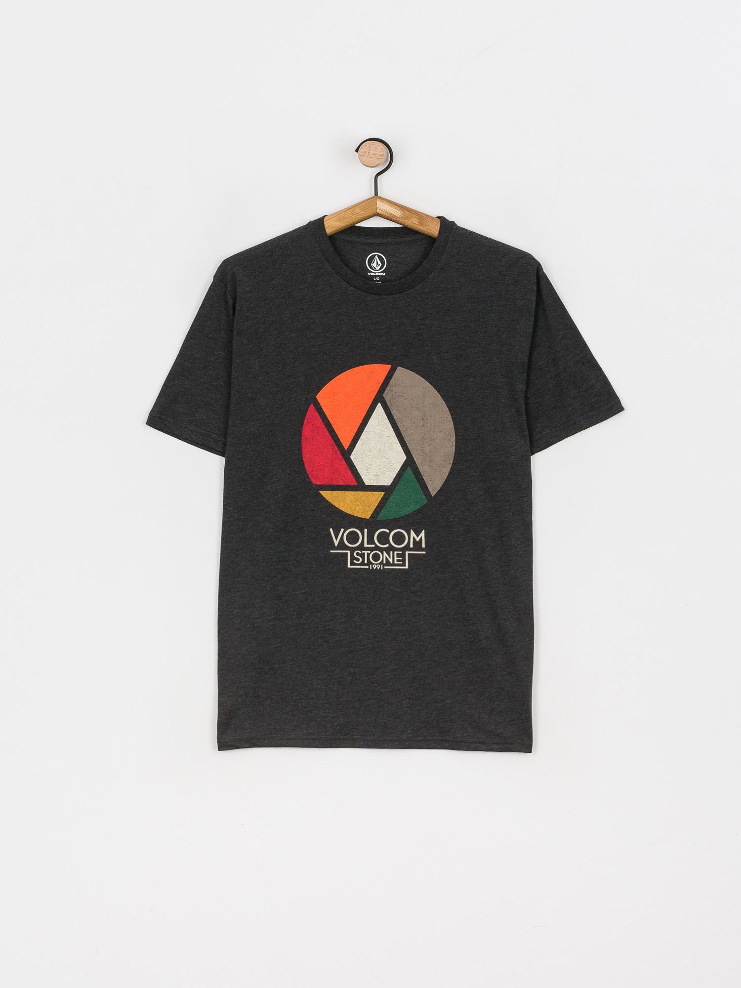 T-shirt Volcom Splicer Hth (heather black)