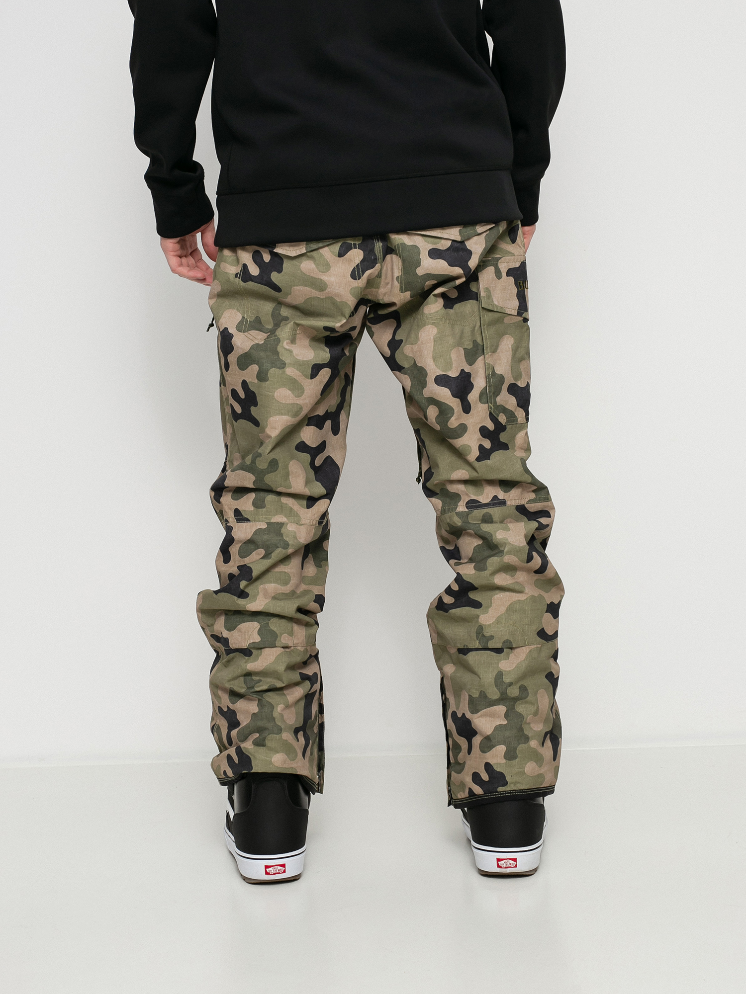 Męskie Spodnie snowboardowe Burton Insulated Covert (martini olive terra camo)