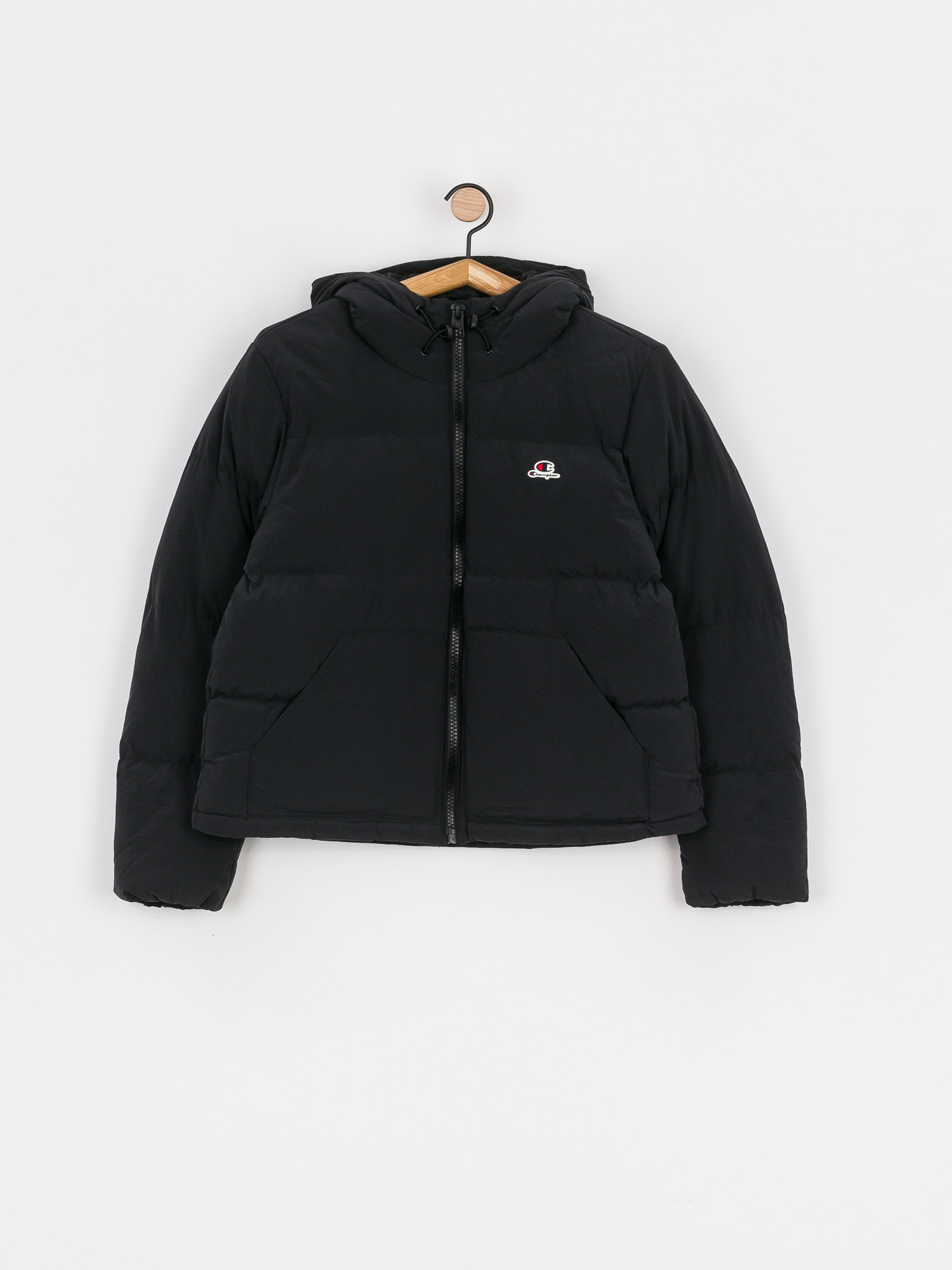 Kurtka Champion Hooded Jacket 114577 Wmn (nbk)