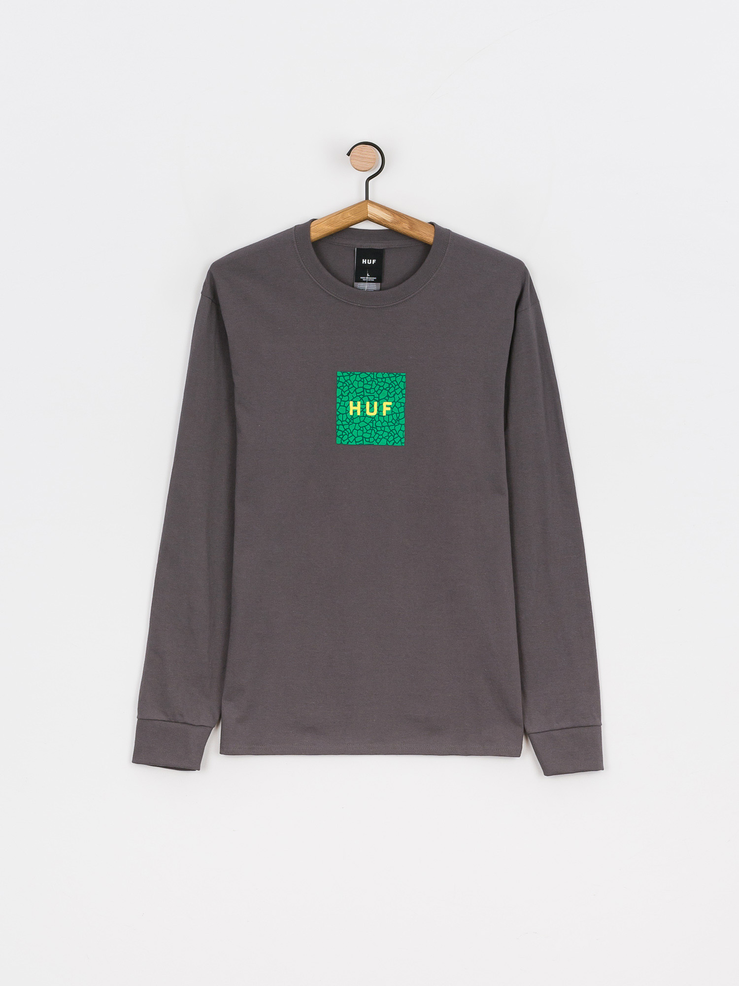 Longsleeve HUF Quake Logo (charcoal)
