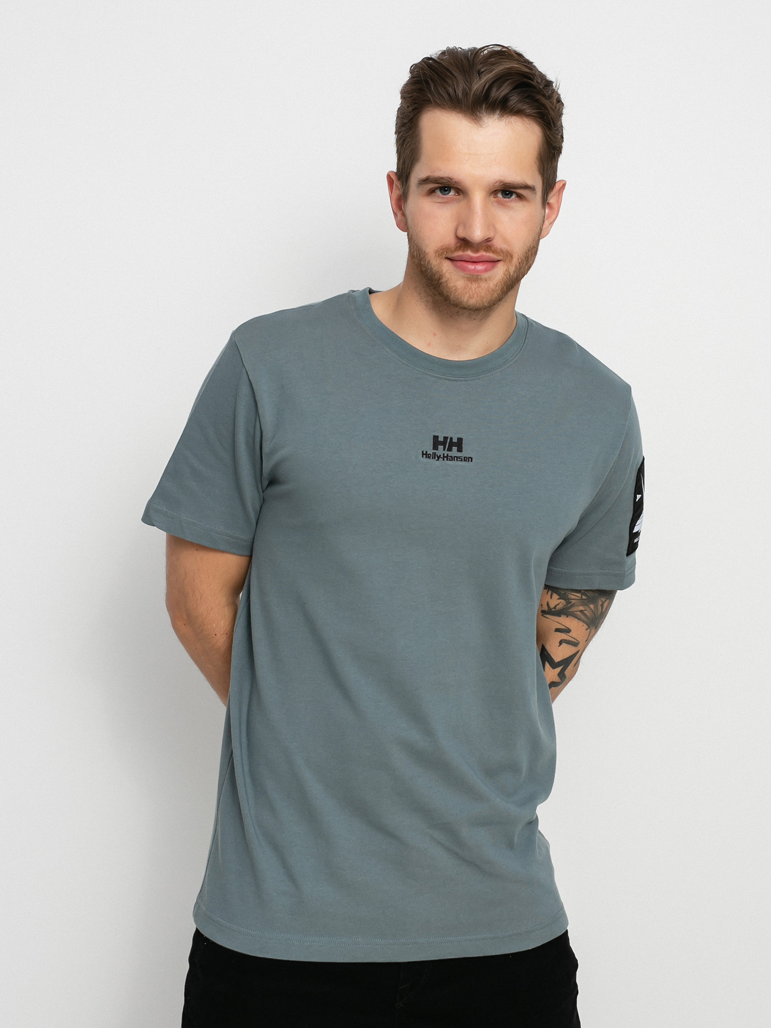 T-shirt Helly Hansen Yu Patch (trooper)