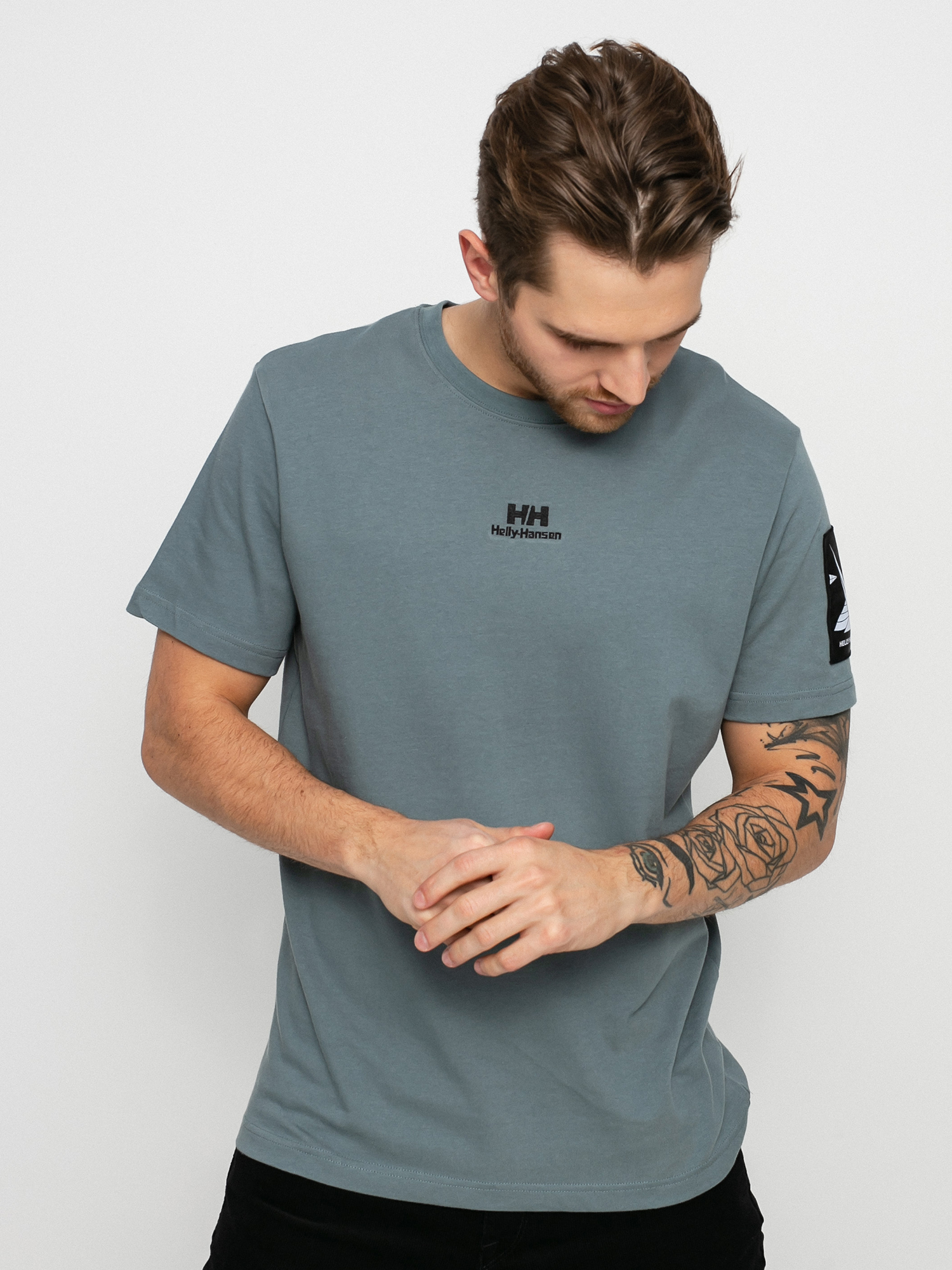 T-shirt Helly Hansen Yu Patch (trooper)