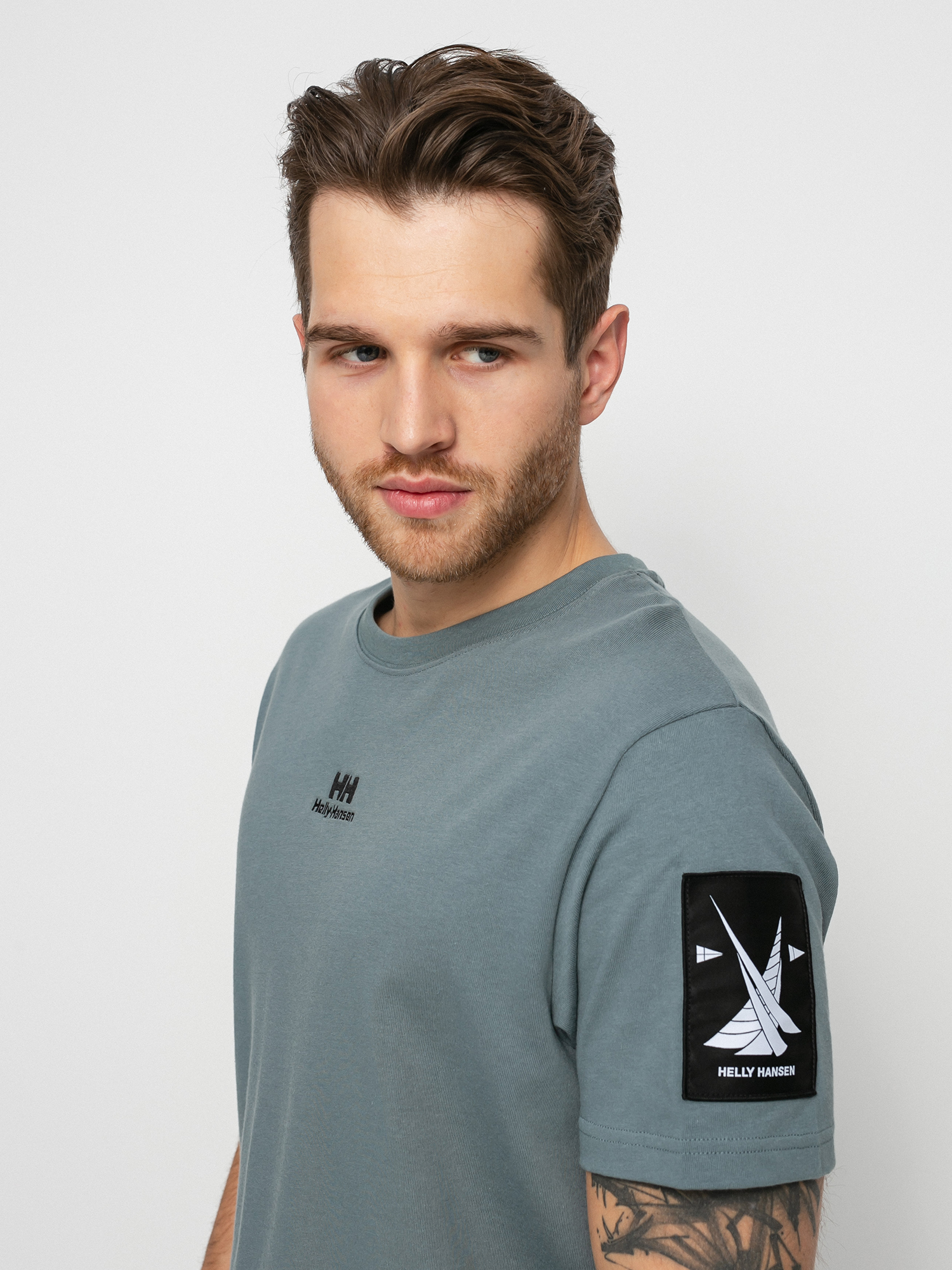 T-shirt Helly Hansen Yu Patch (trooper)