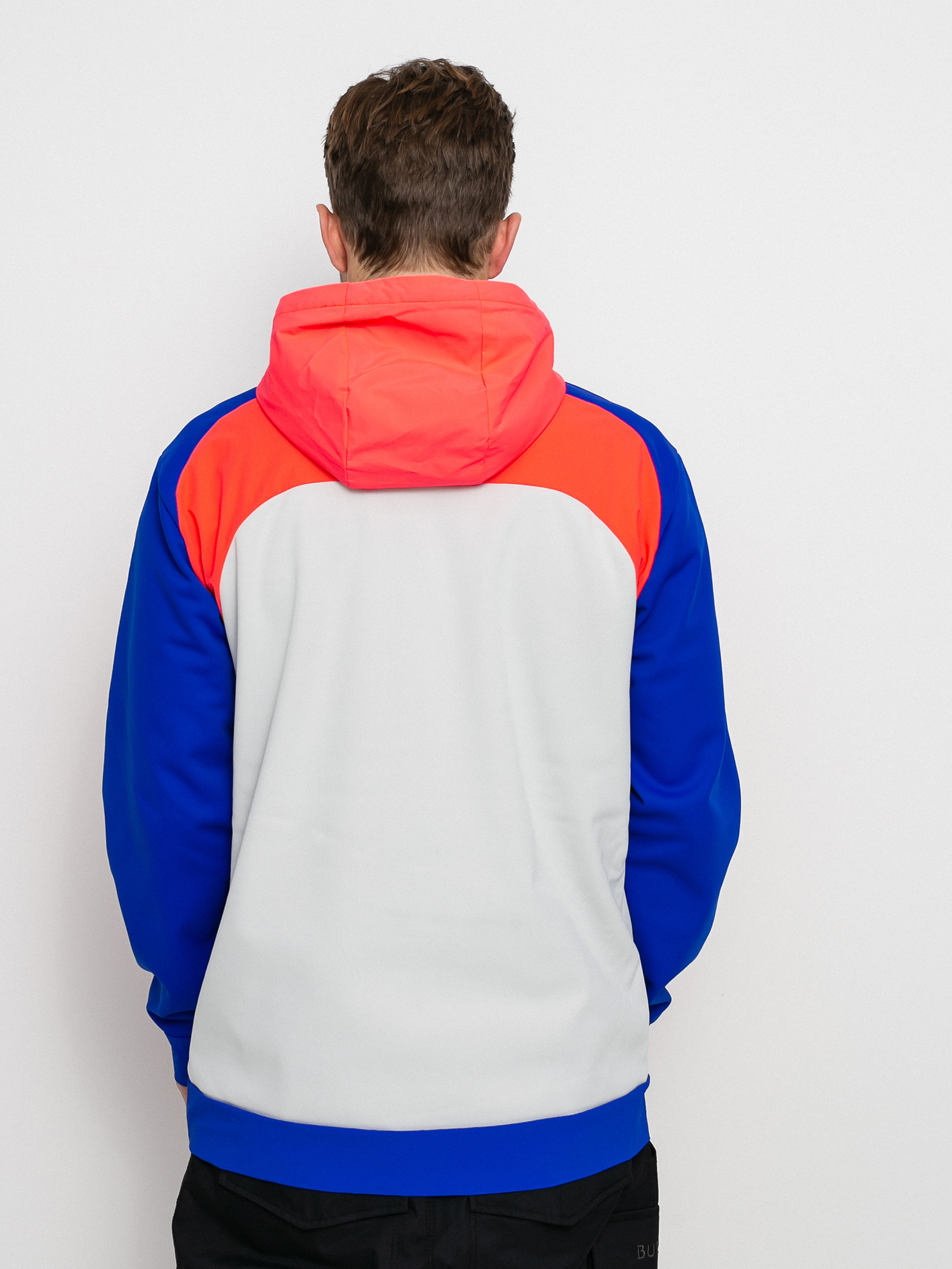Bluza Burton Crown Weatherproof (cobalt blue/potent pink/lunar gray)