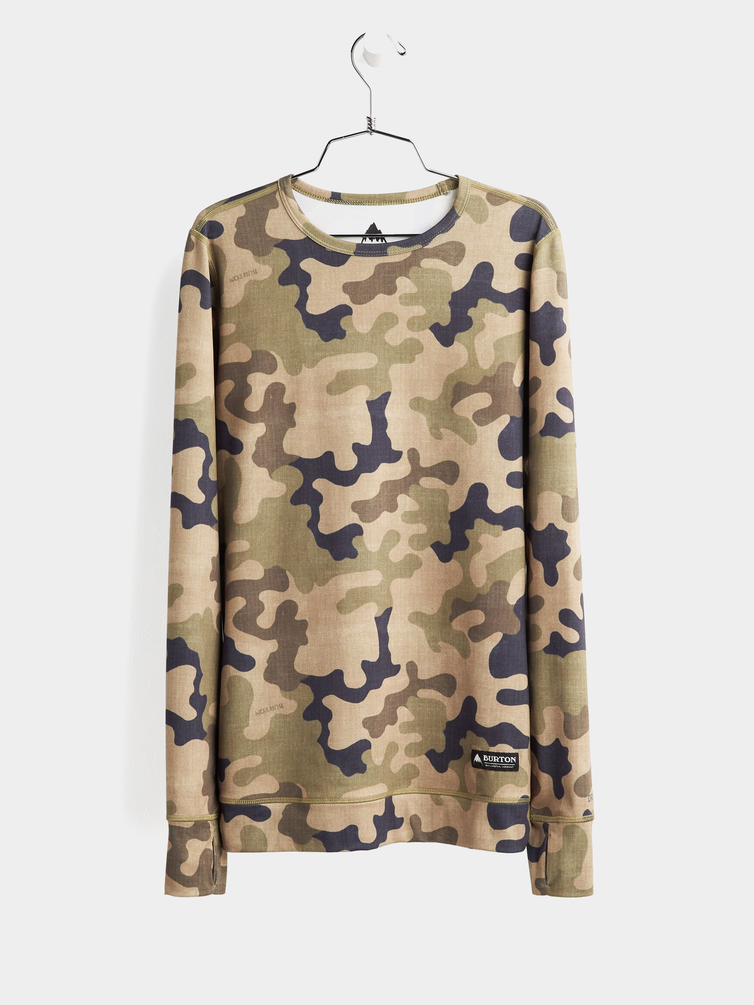 Damski Longsleeve aktywny Burton Midweight Base Layer (martini olive terra camo)