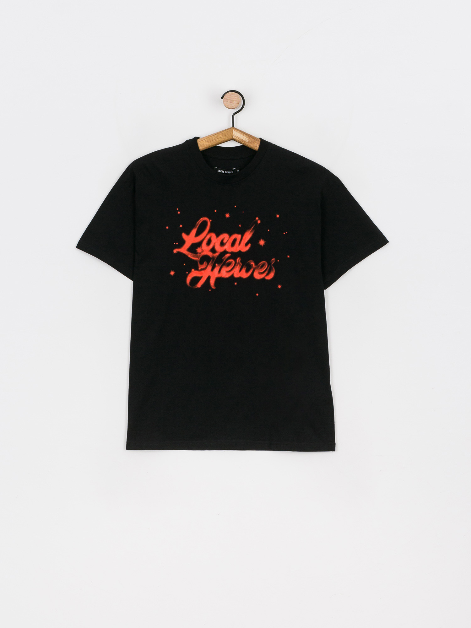 T-shirt Local Heroes Lh Red Airbrush Oversized Wmn (black)