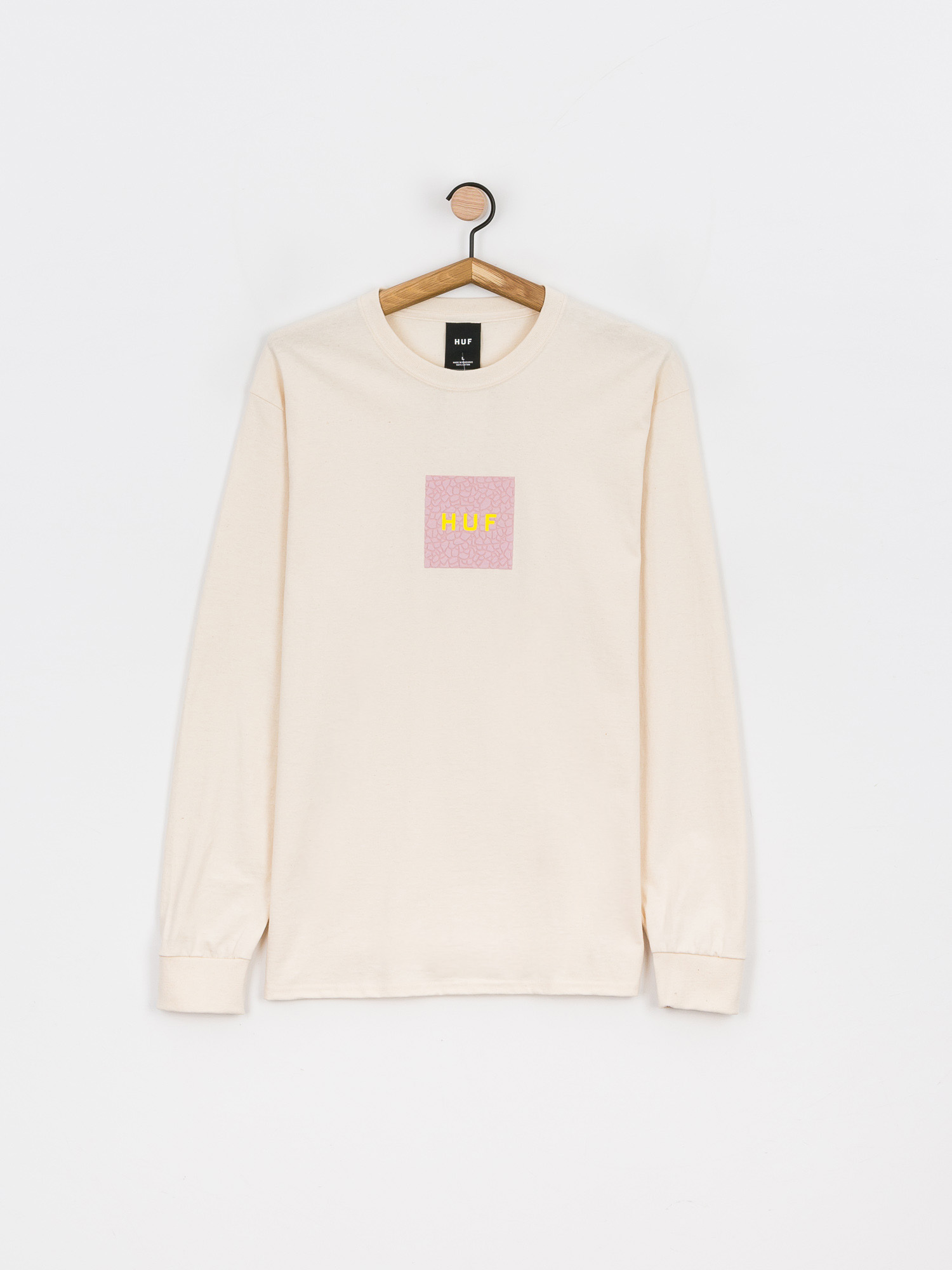 Longsleeve HUF Quake Logo (natural)