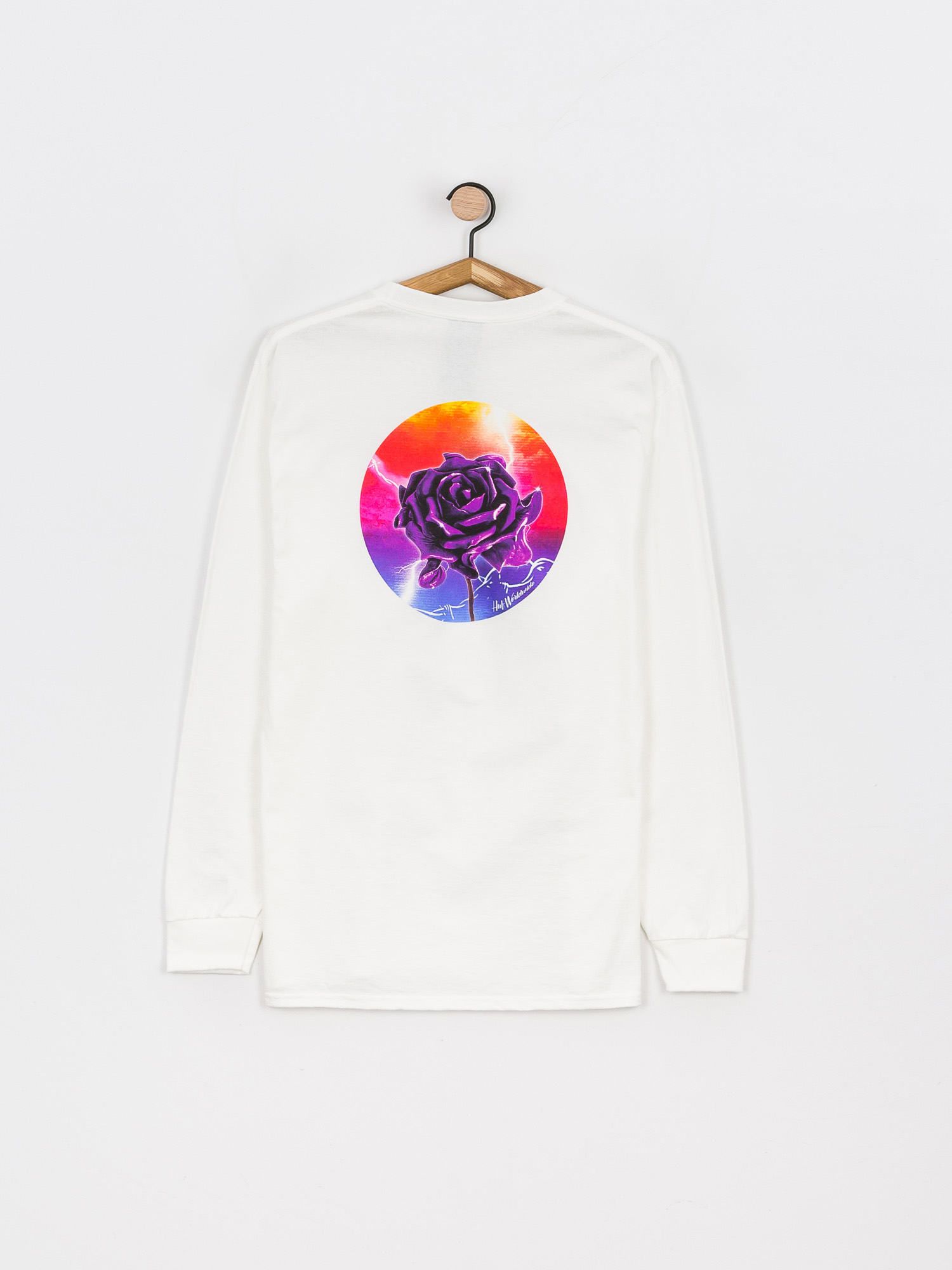 Longsleeve HUF Lightning Rose (white)