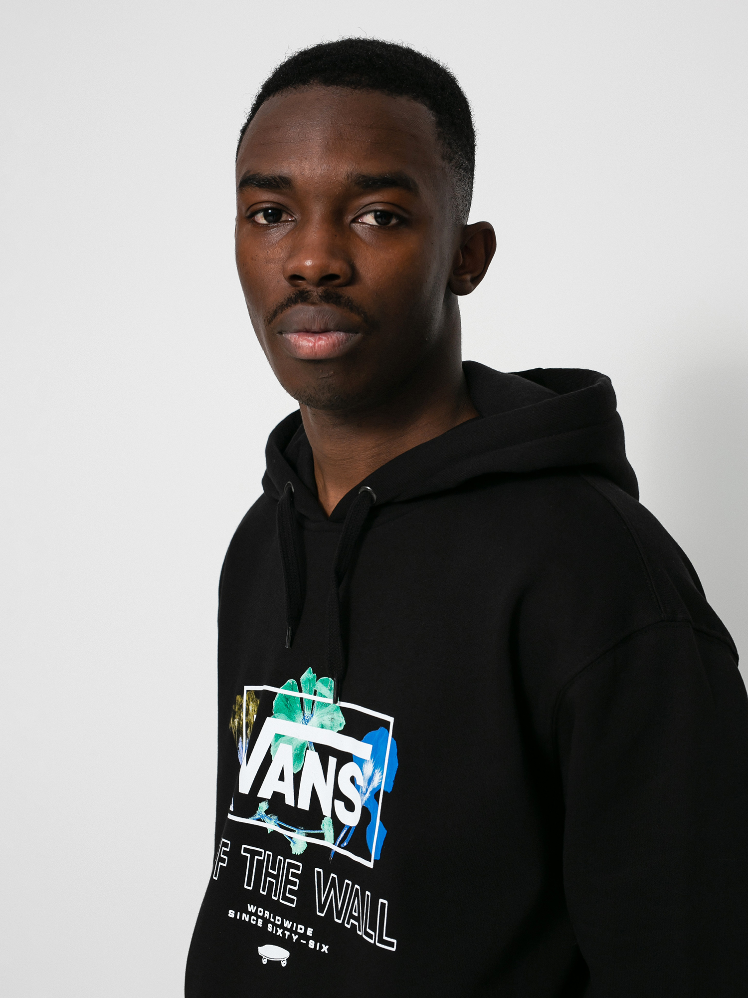 Bluza z kapturem Vans Pressed Floral HD (black)