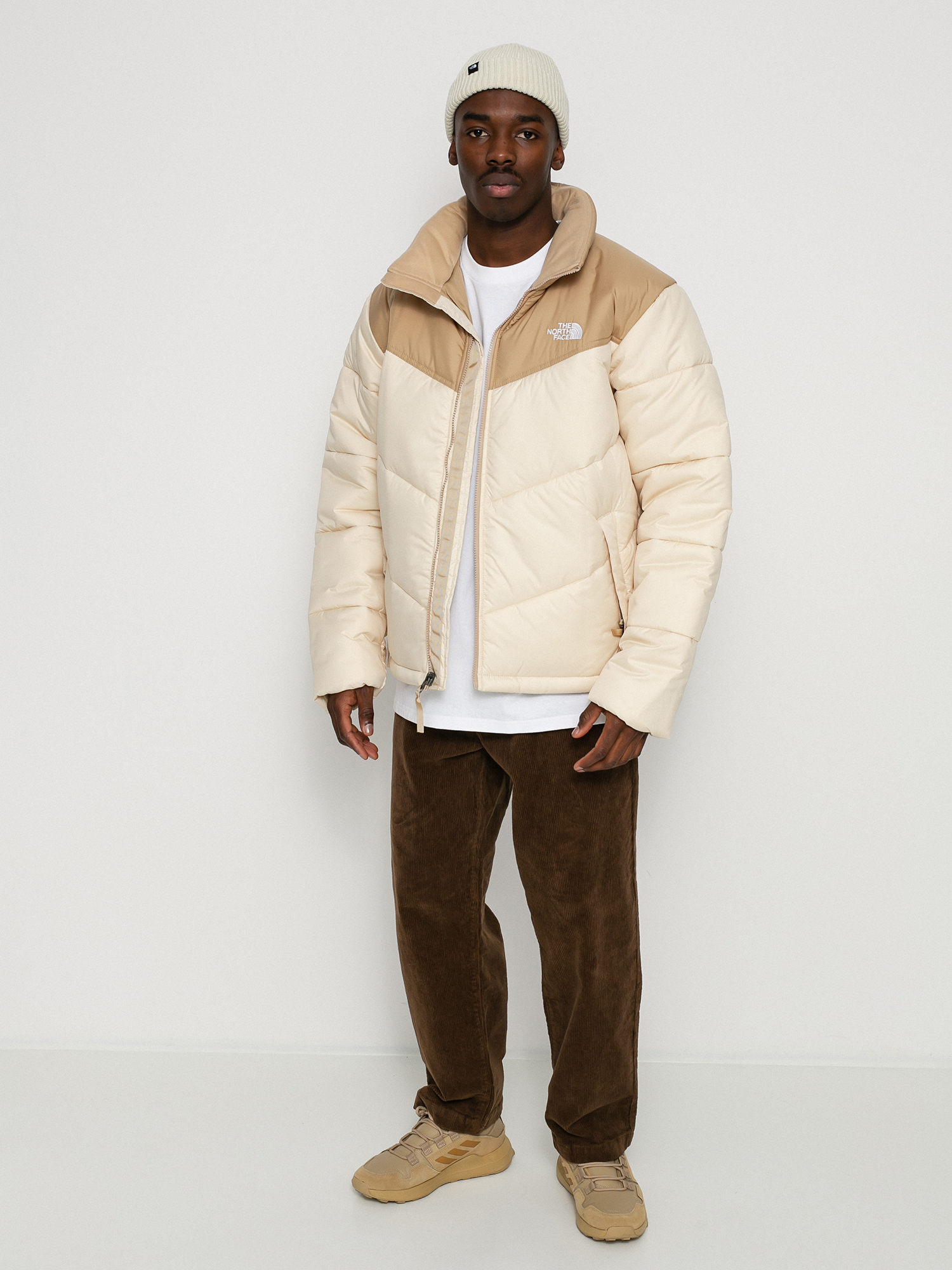 Kurtka The North Face Saikuru (bleachdsand/hawthornkhaki)