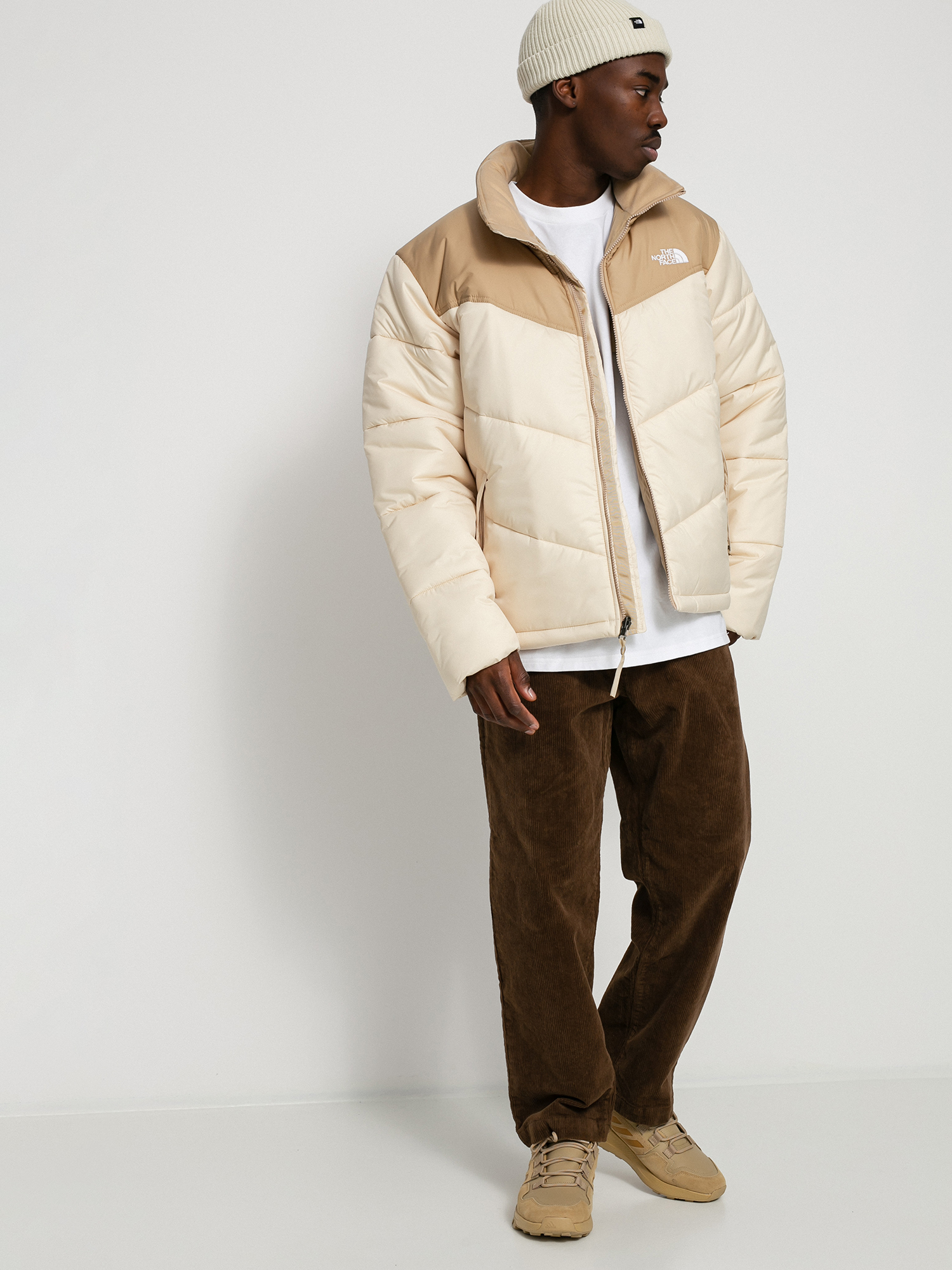 Kurtka The North Face Saikuru (bleachdsand/hawthornkhaki)
