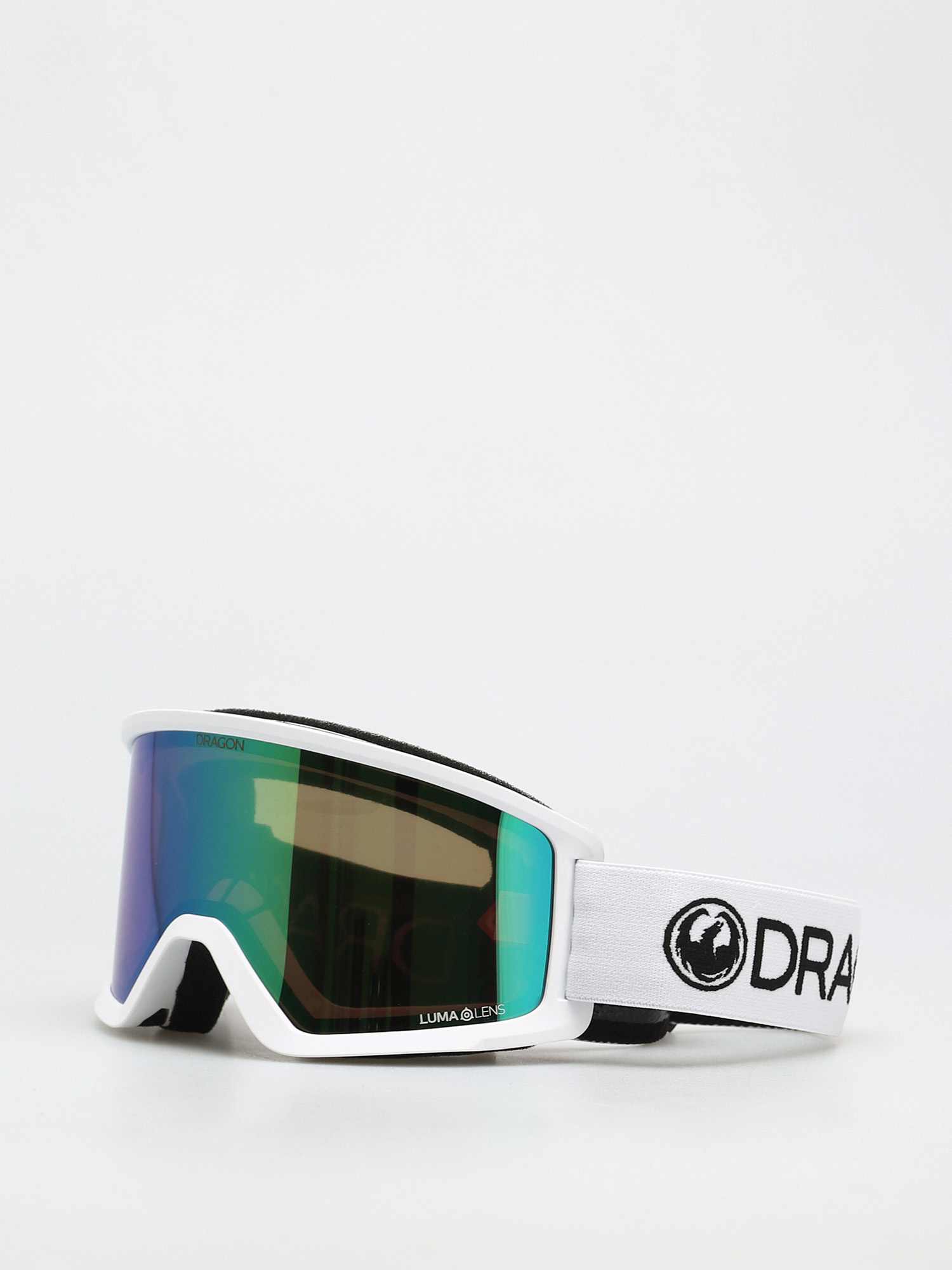 Gogle Dragon DX3 OTG (white/lumalens green ion)