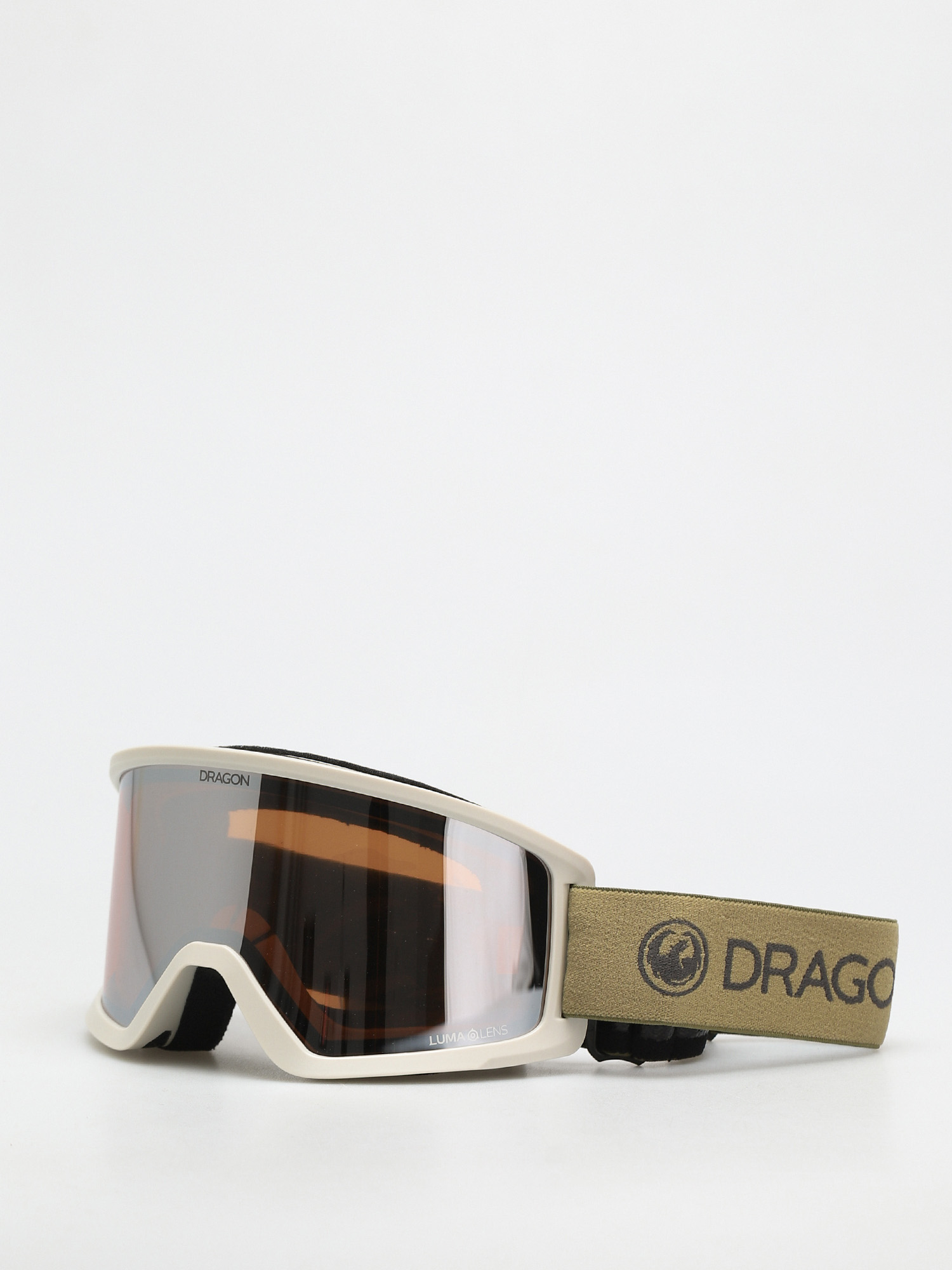 Gogle Dragon DX3 OTG (block biege/lumalens silver ion)