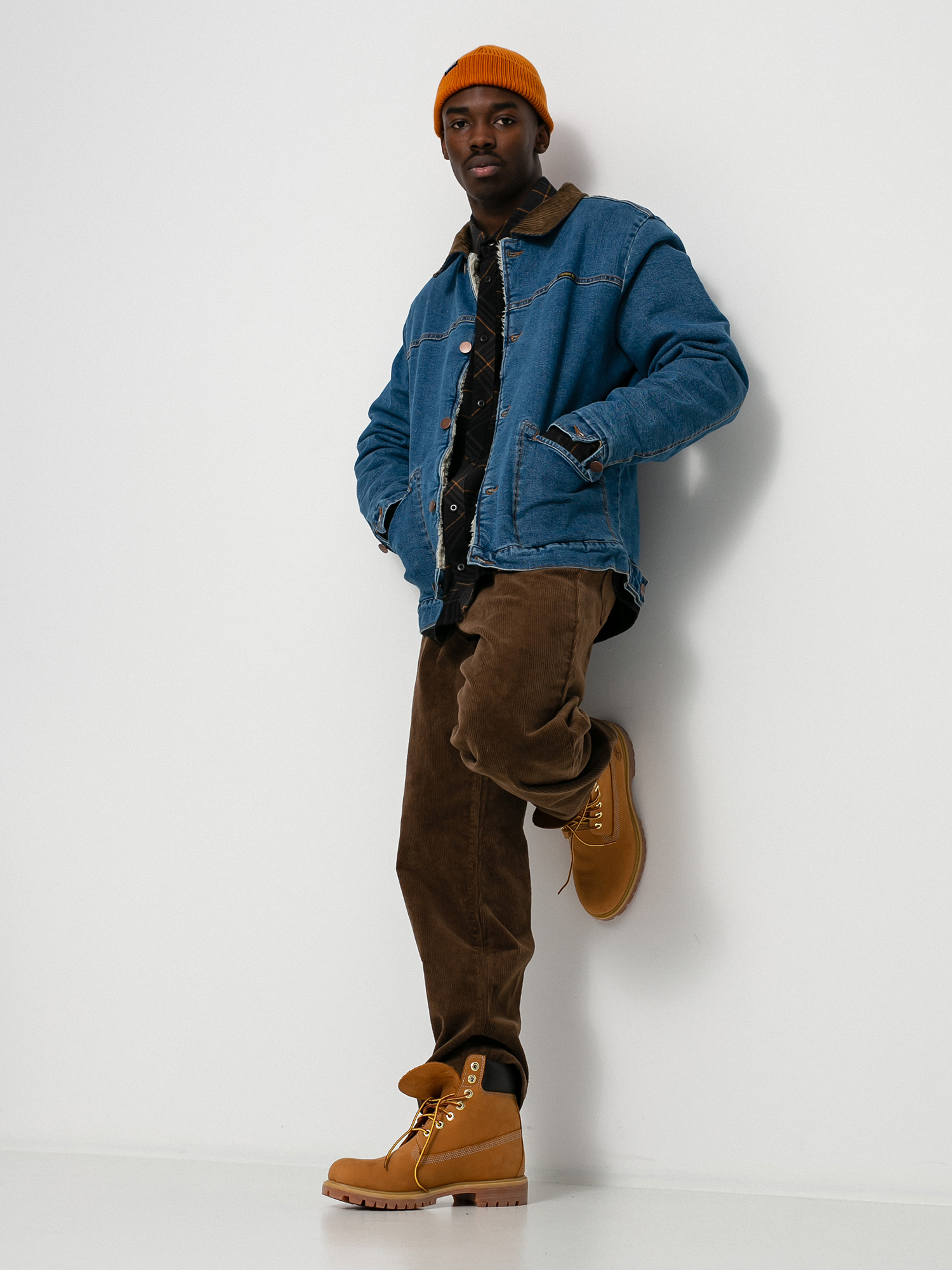 Kurtka Billabong X Wrangler Range Denim Sherpa (ocean)
